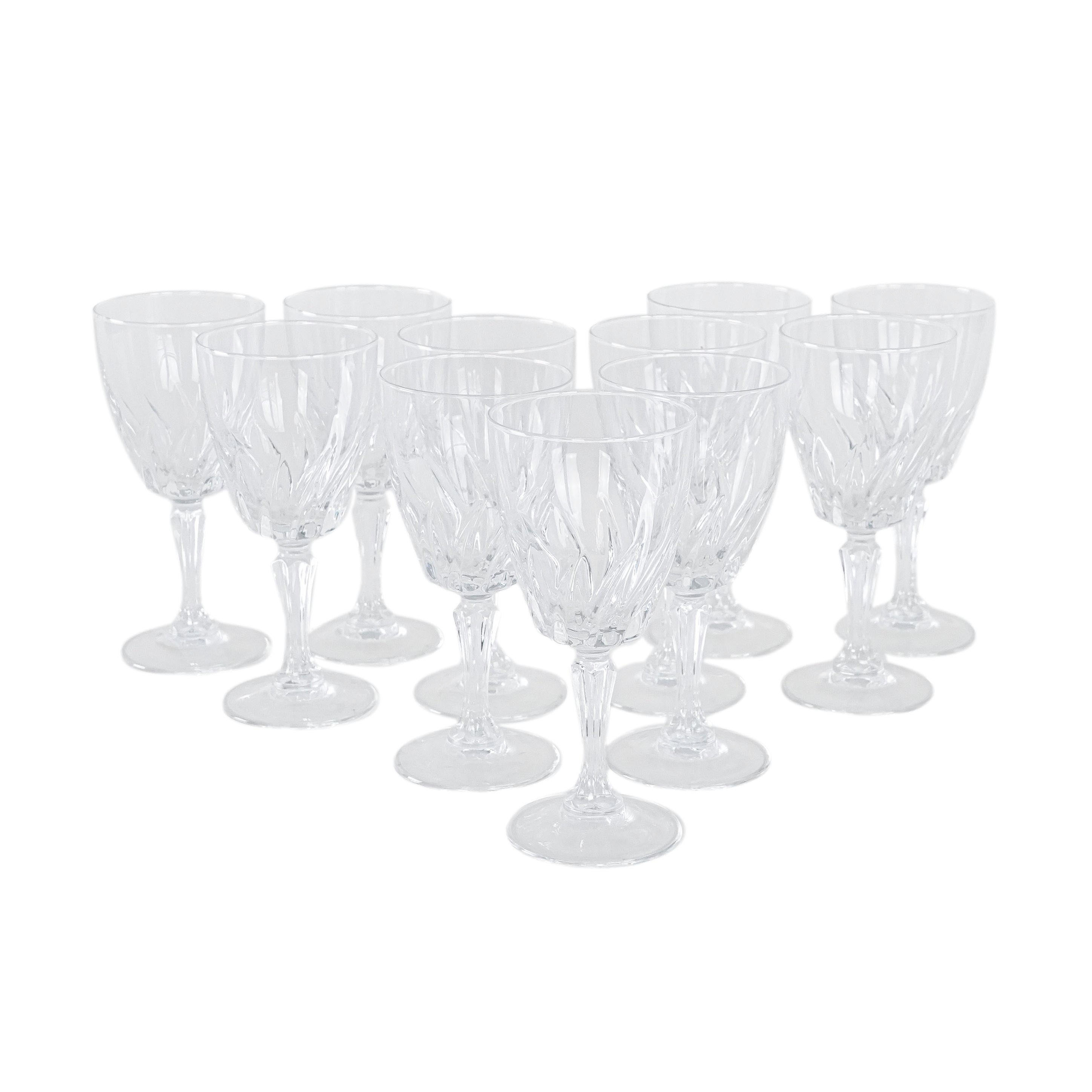 11x Kristallgläser Transparent