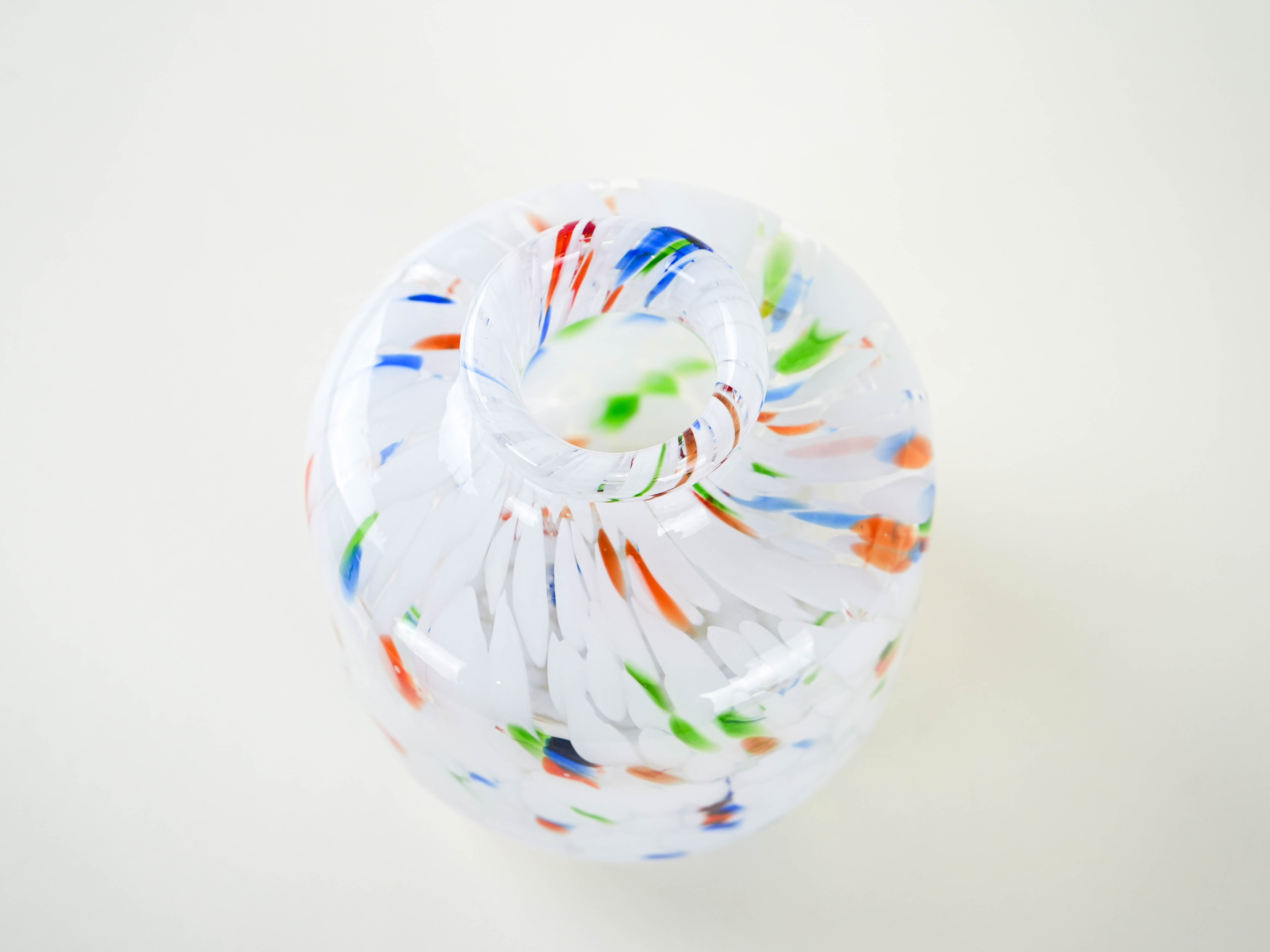 Mosaic glass vase 1970s