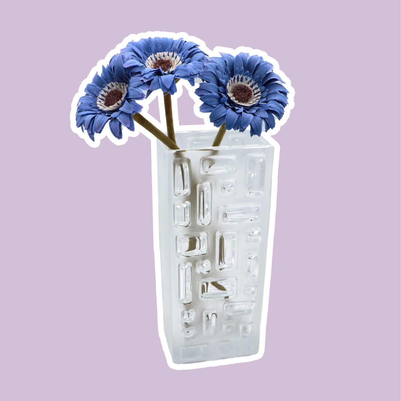 Vintage Brutalist Blumenvase Schweden 1970er Jahre