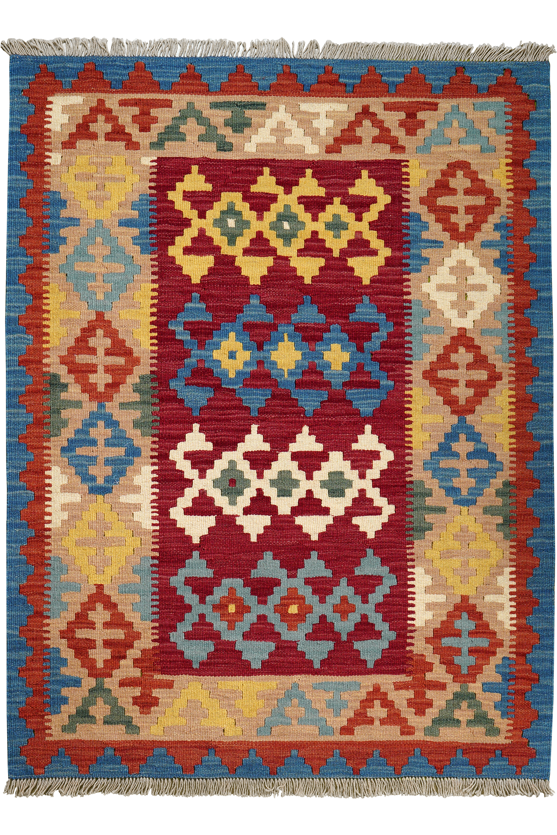 Kilim Gashgai Teppich Mehrfarbig