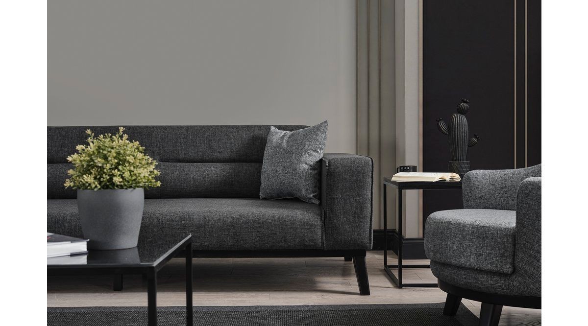 Bali 3-seater sofa bed Anthracite