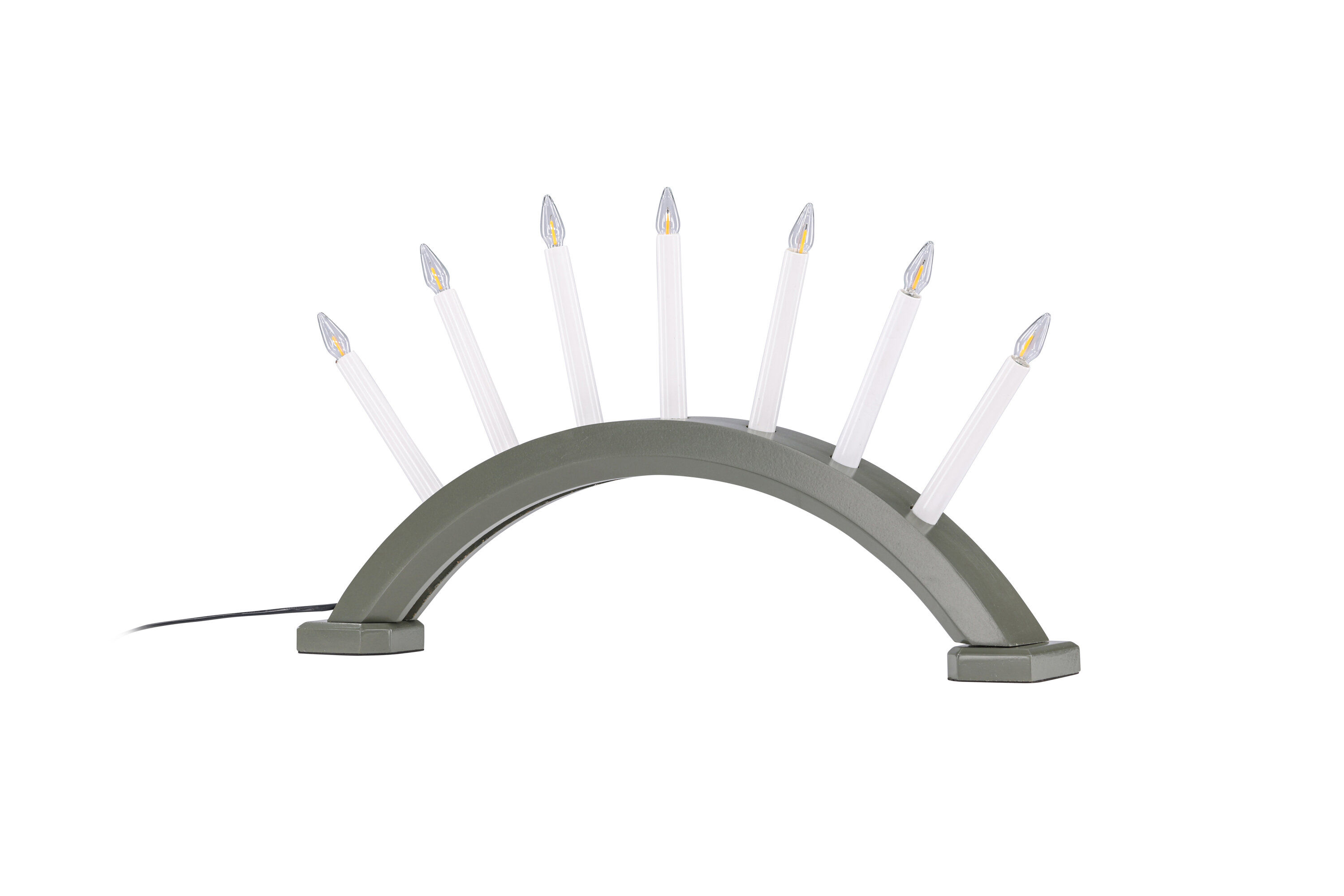 Kebnekaise Tischlampe Kiefernholz Grün Weiß