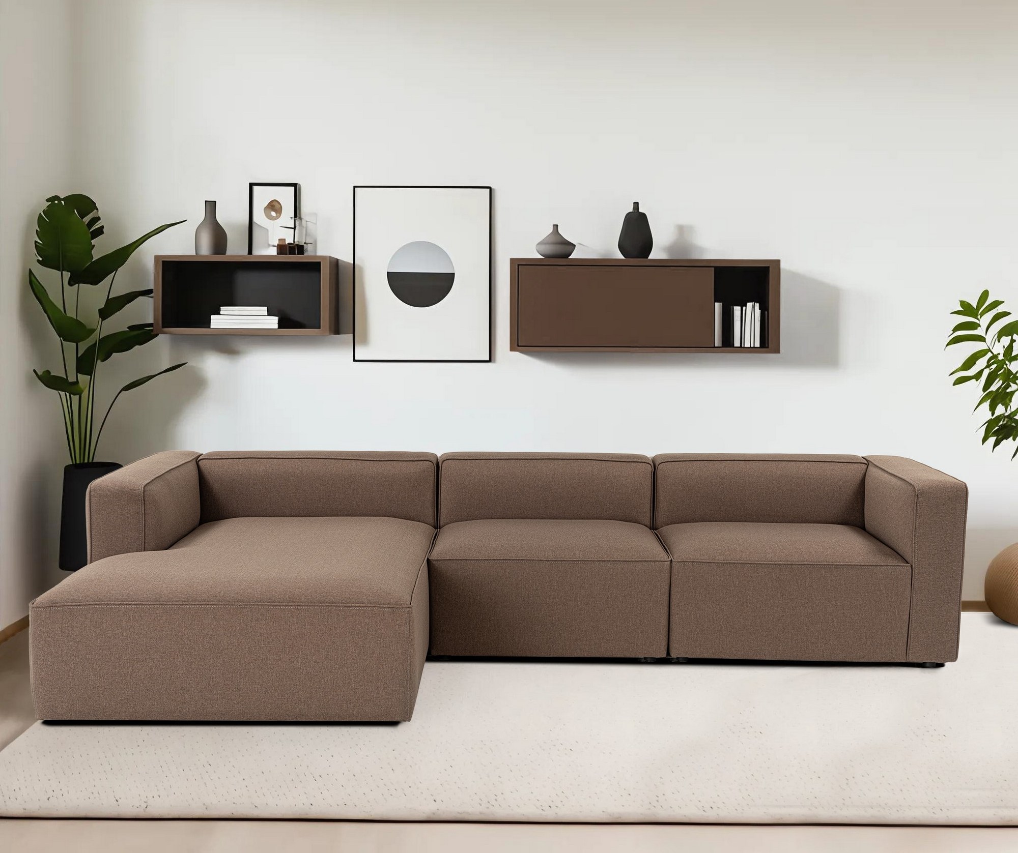 Mora Sofa Links Braun