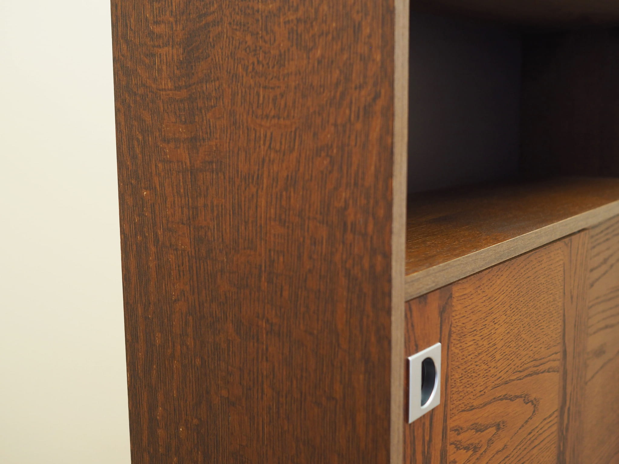 Bookshelf Wood Brown 1970s