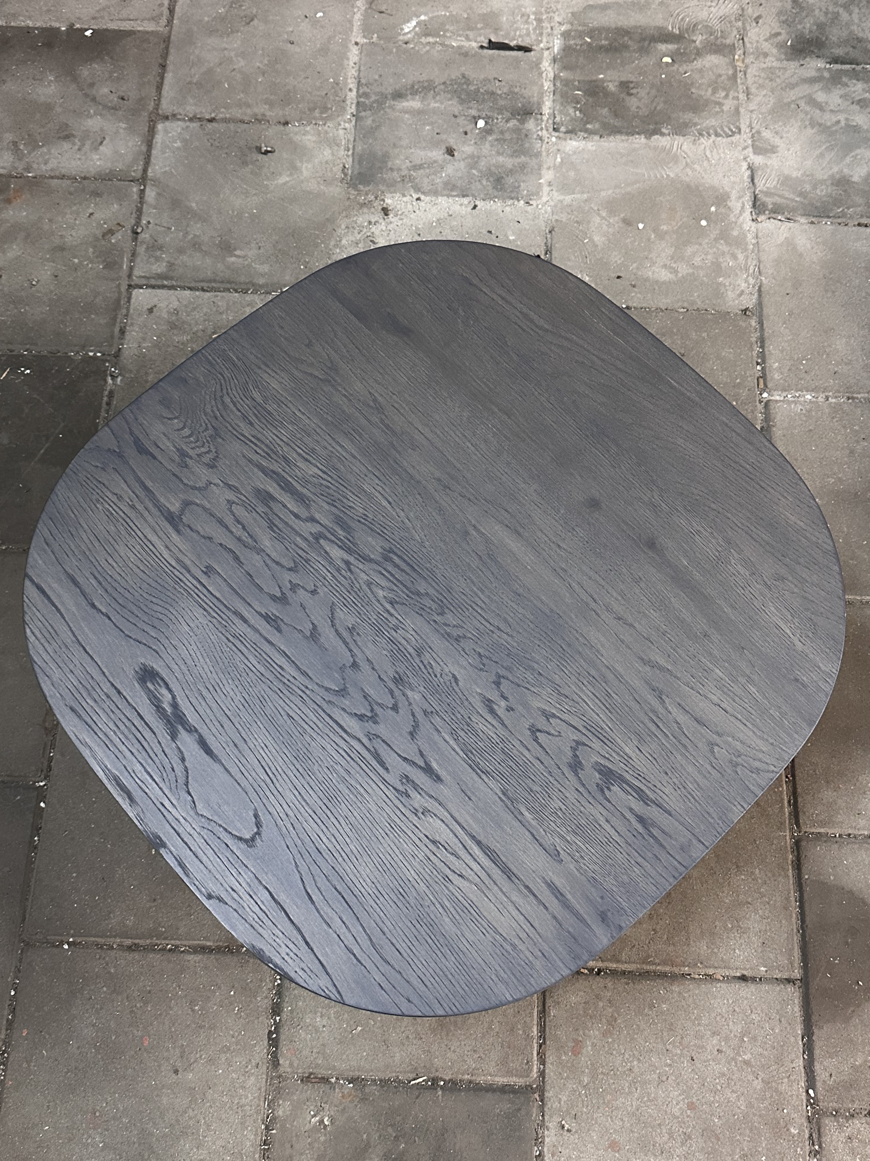 Bagutta 2x Salontisch-Set Eichenholz Metall Braun