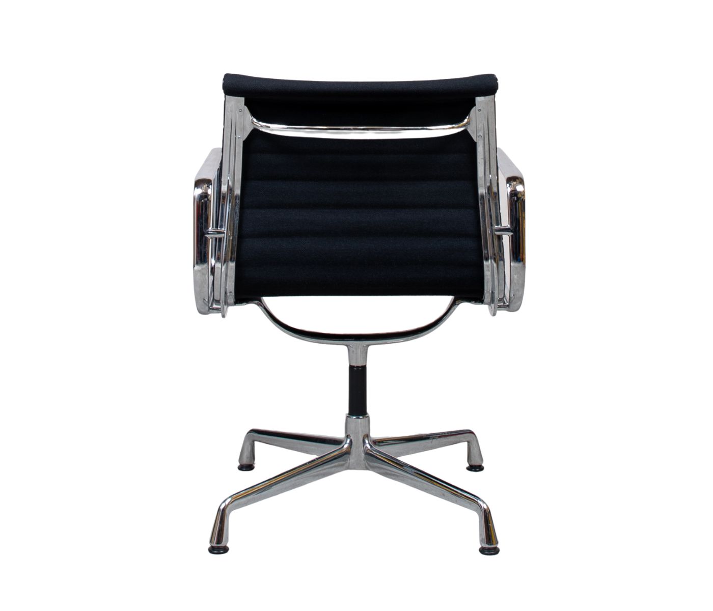 Eames EA108 Aluminium Chair Schwarz