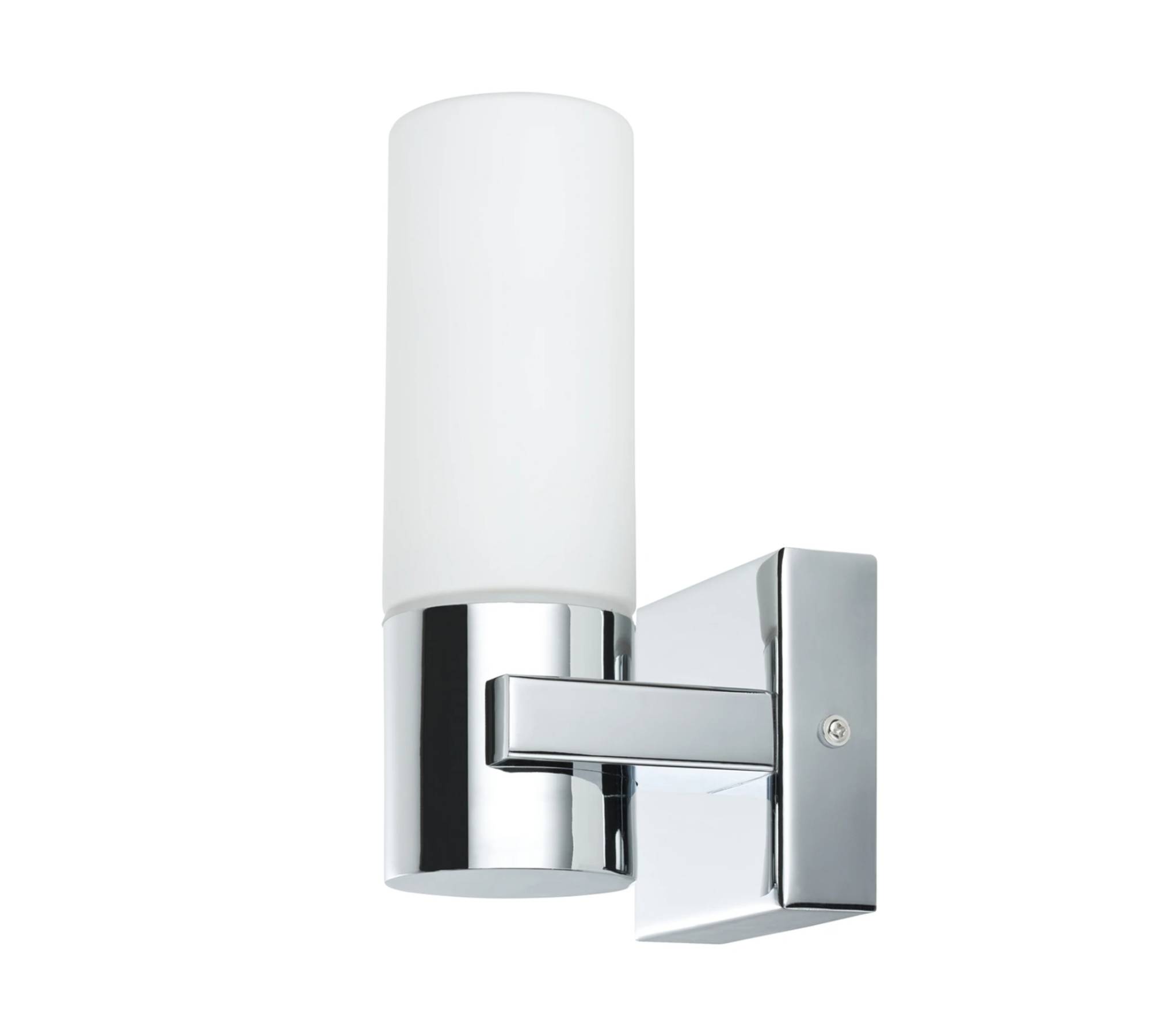 Bathroom light Gemini clear glass / chrome 1-lamp