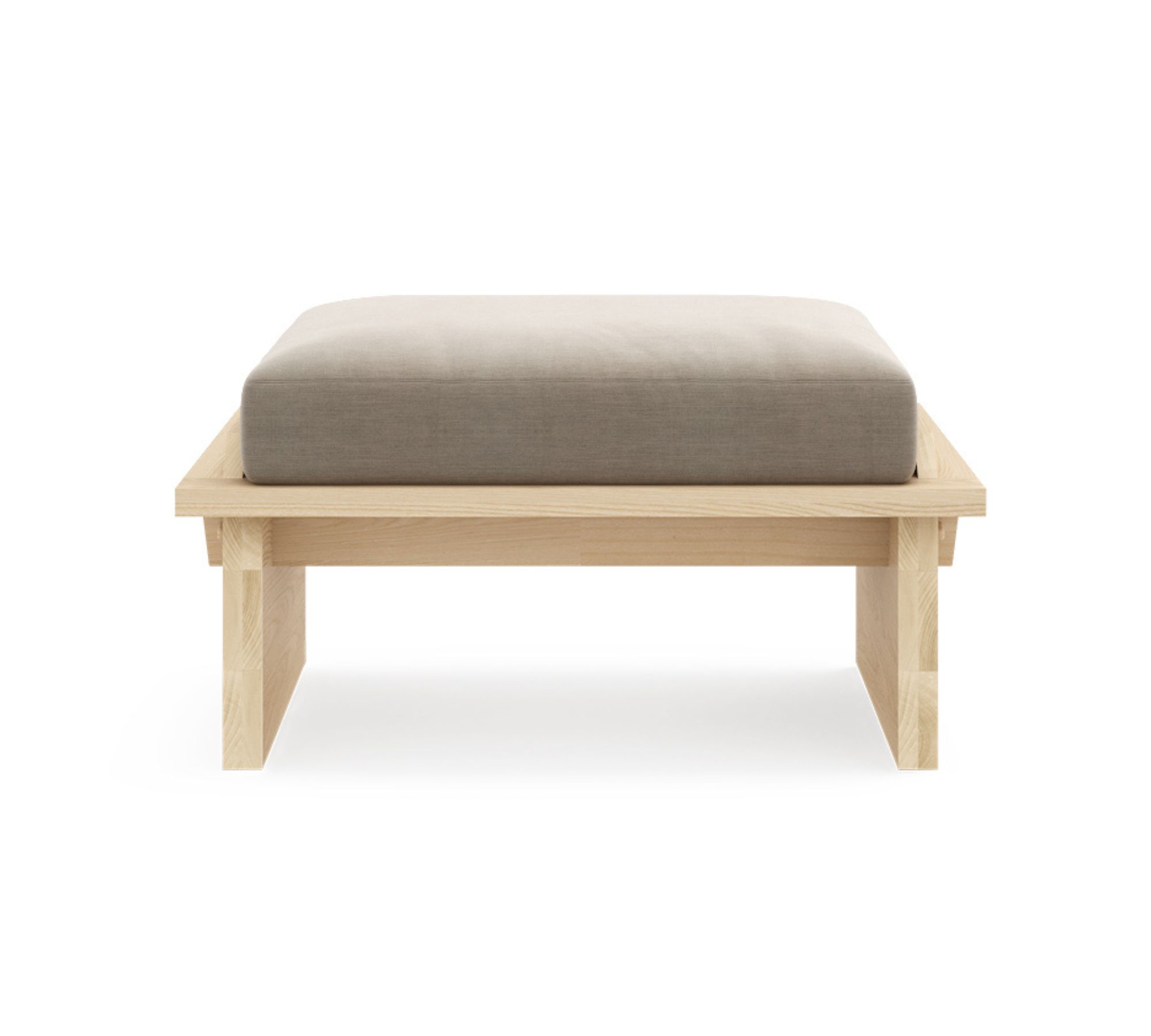 Wilson Ottoman / Coffee Table Removable Cushion Forest Mole