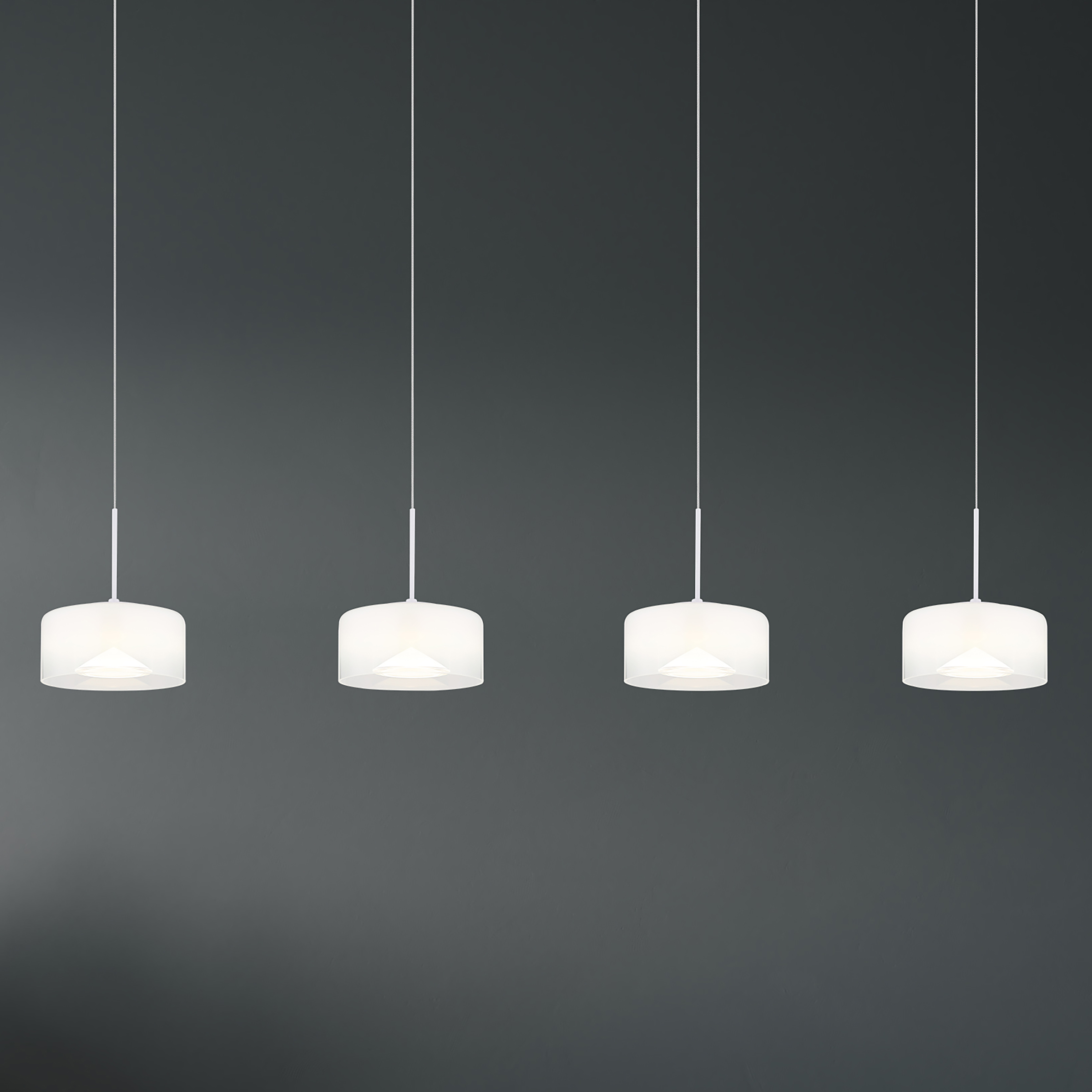 LED Pendant Light Belinda Clear Glass Iron