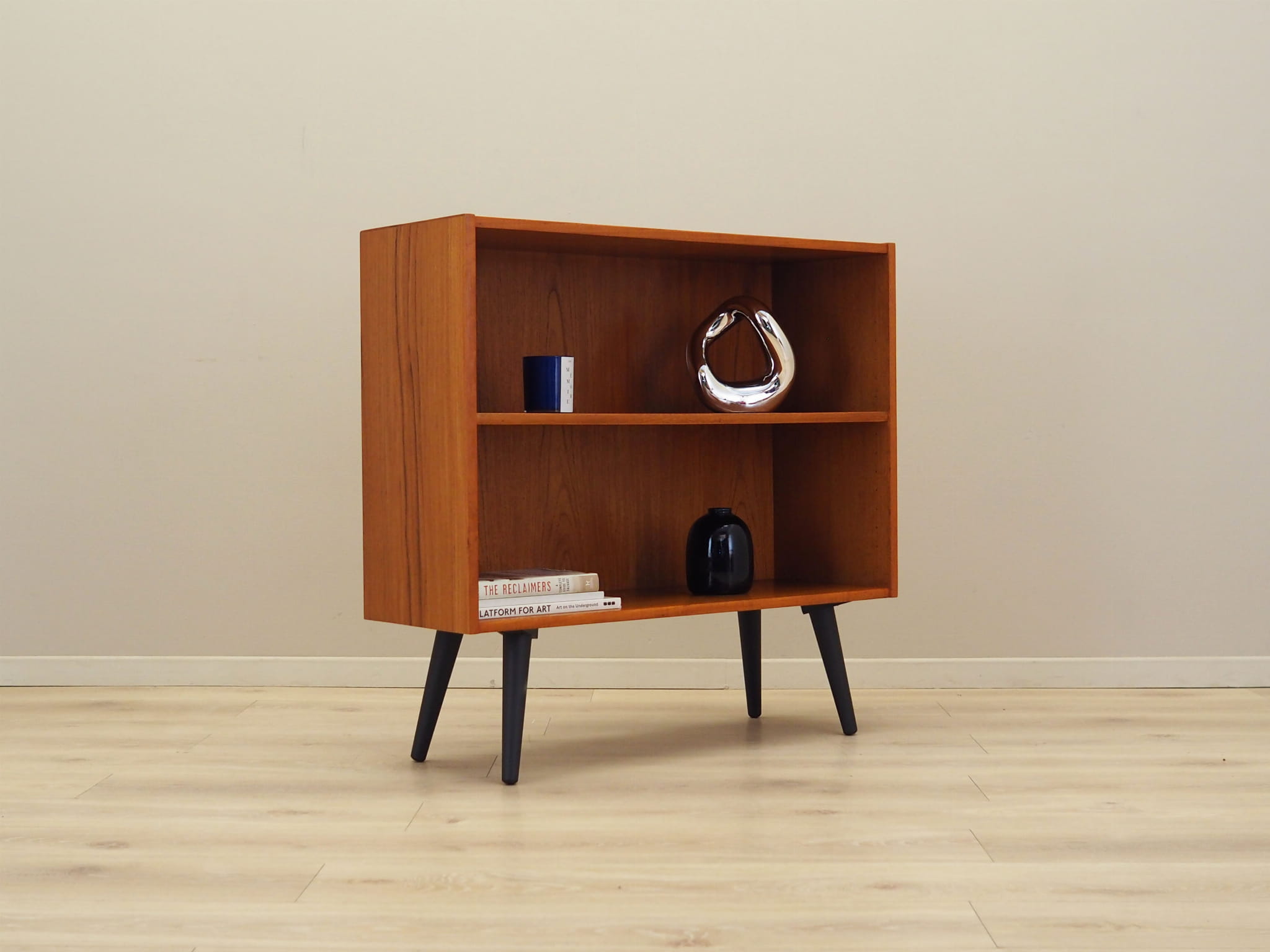 Bücherregal Teakholz 1970er Jahre