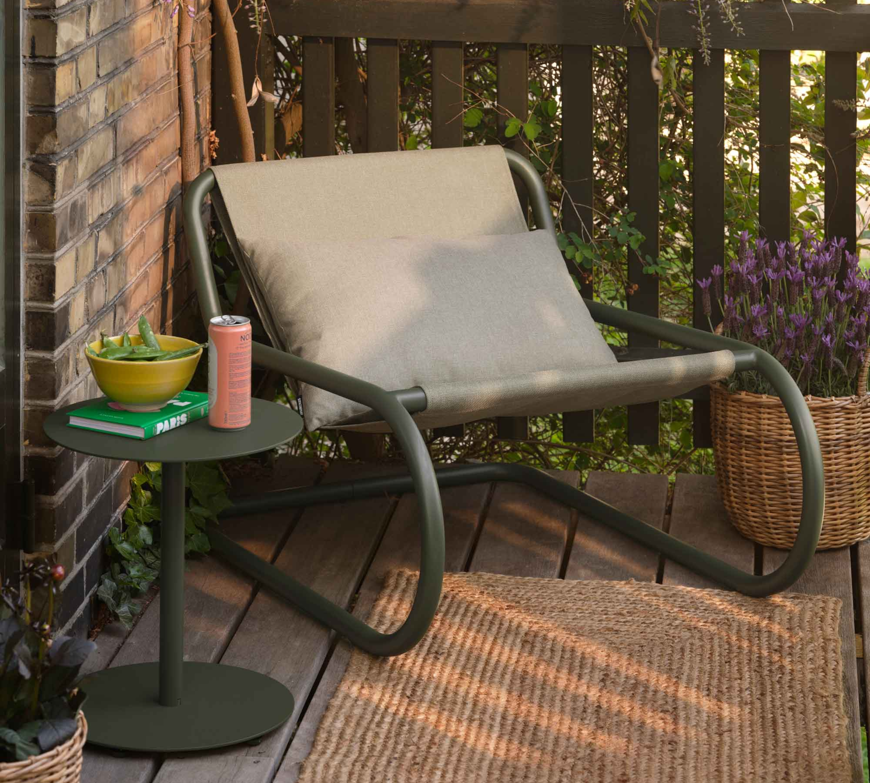 Kissen für draußen, Clary Sage Grün 40 x 60cm