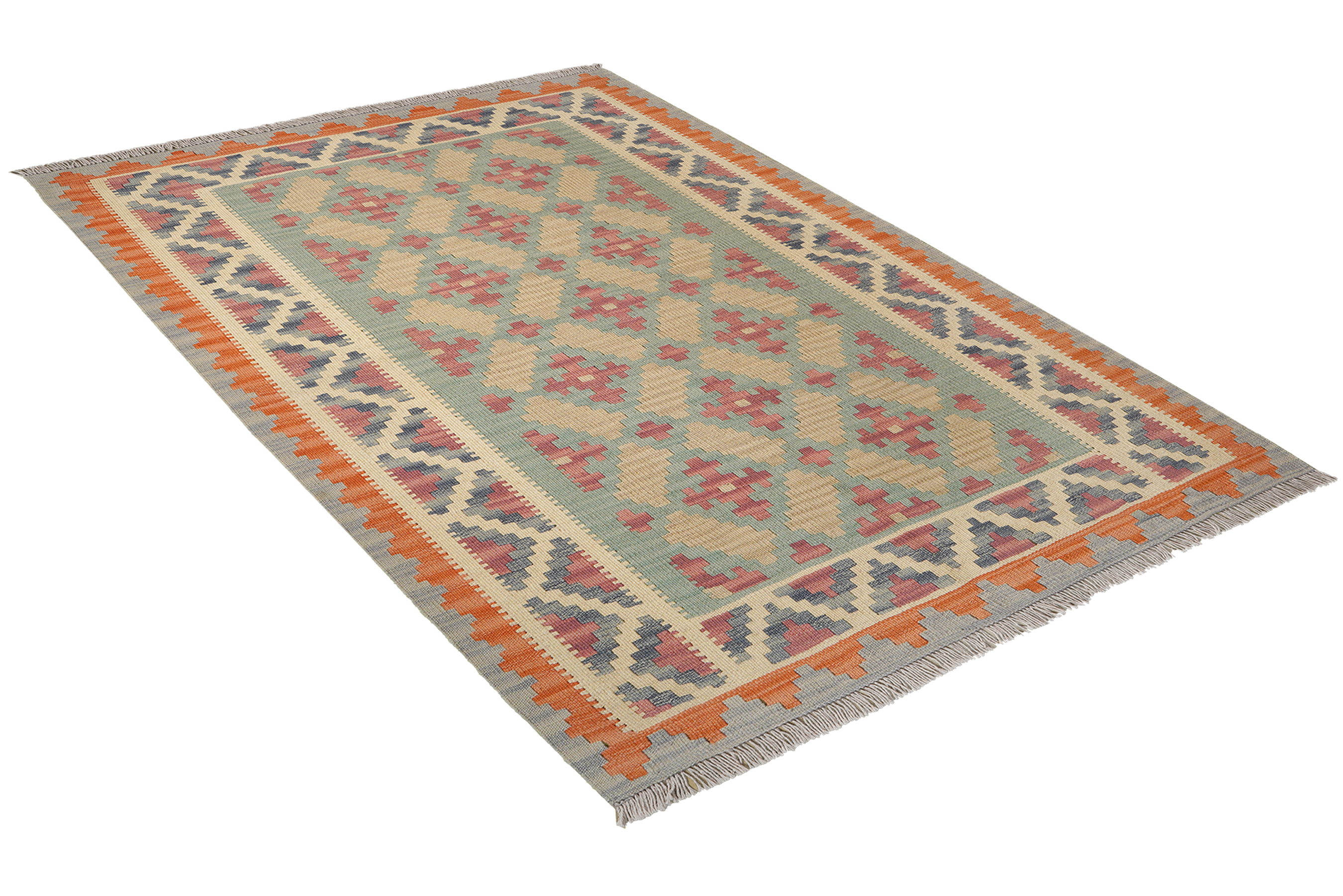 Kelim Gashgai Wool Multicolored