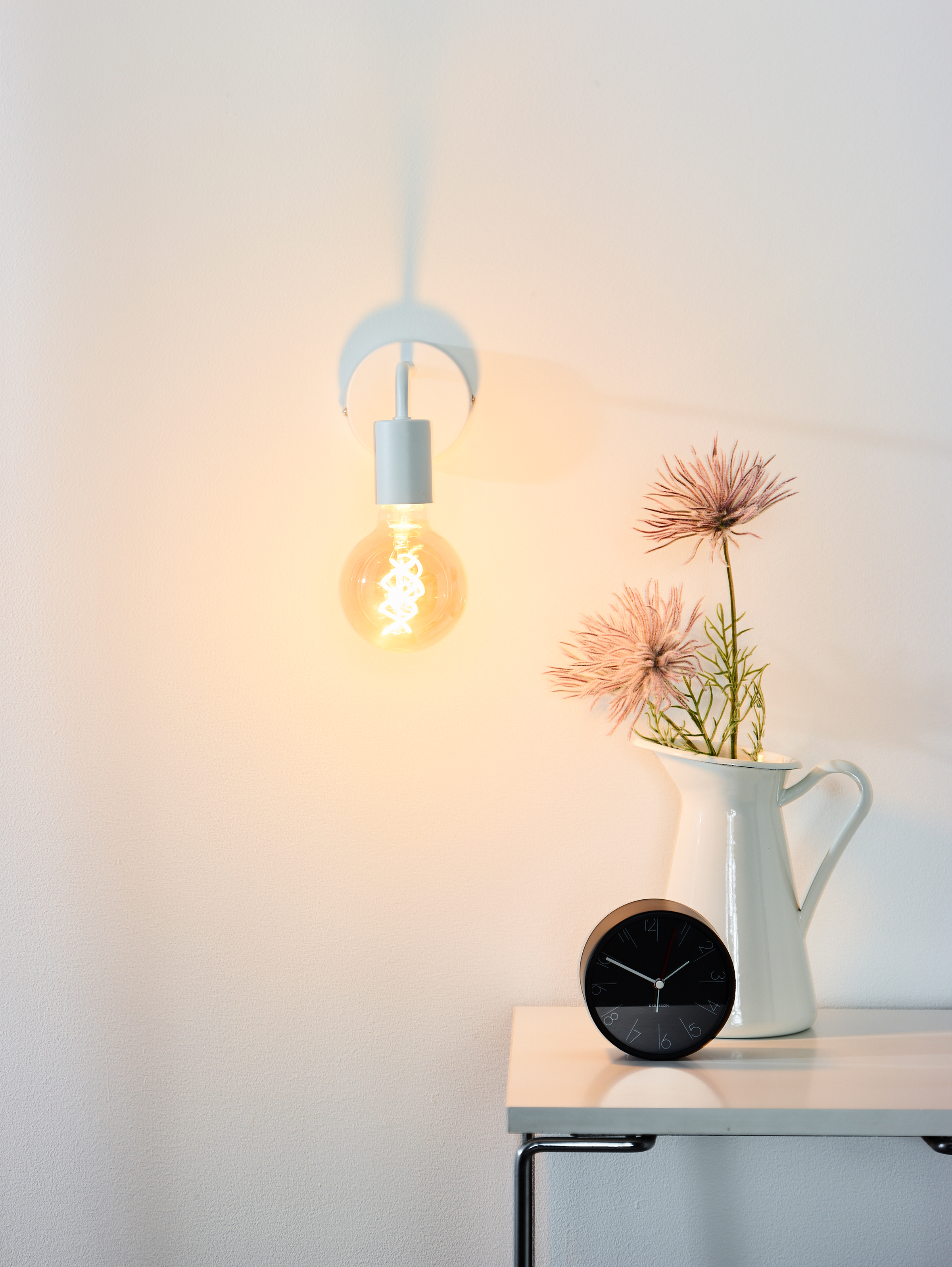 Scott Wall Lamp Iron White