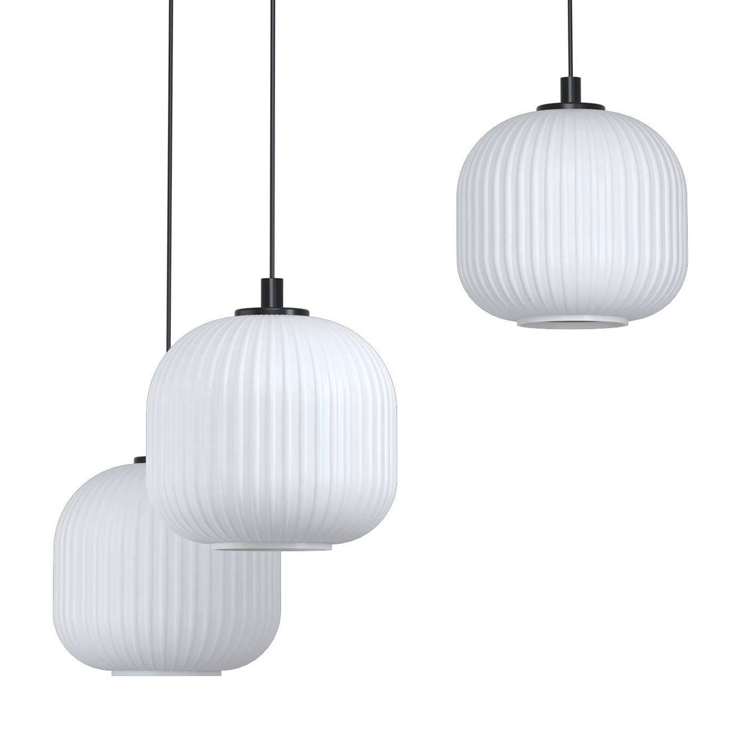 Mantunalle III Pendant Light Clear Glass Steel