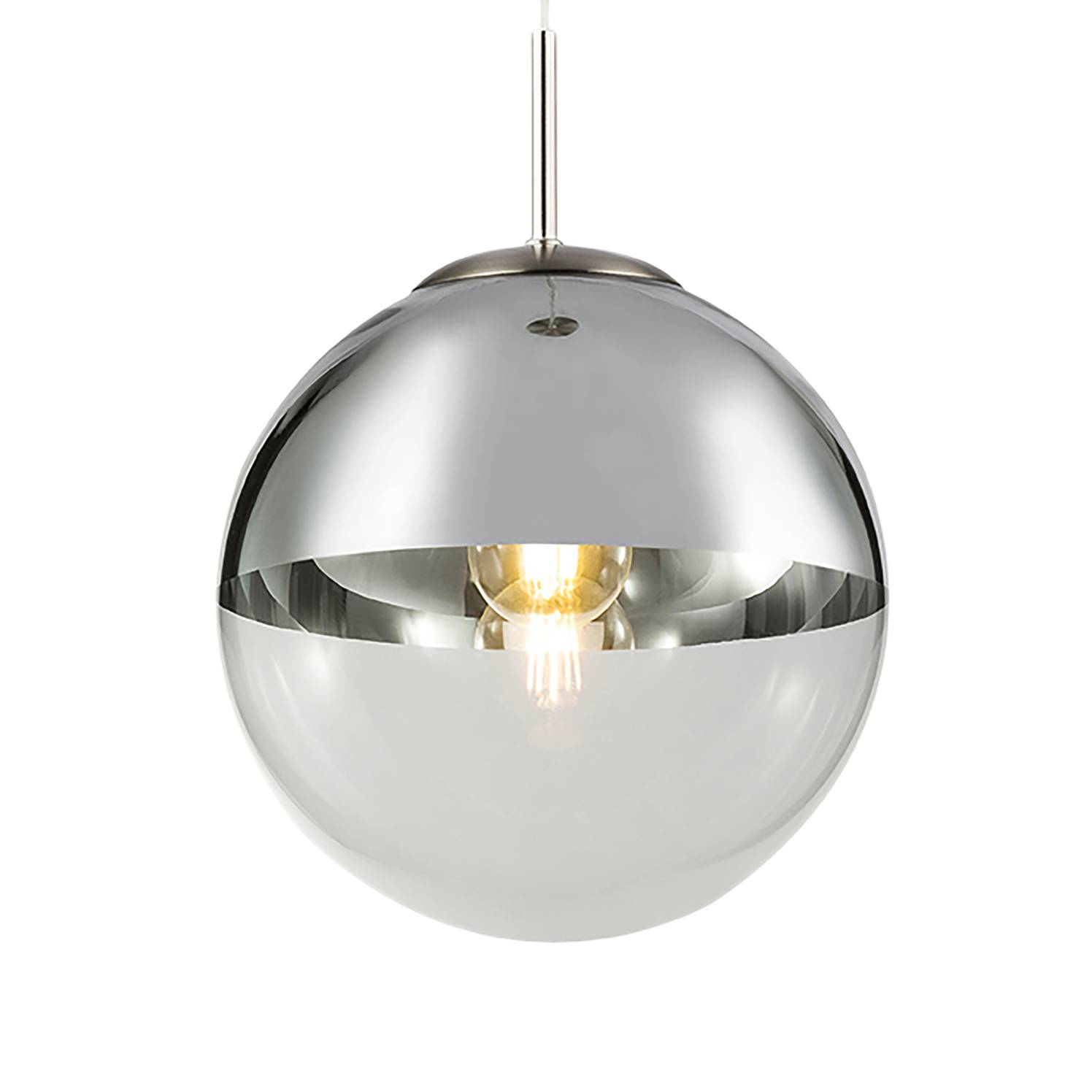 Varus I Pendelleuchte Glas Eisen 1-flammig 25cm