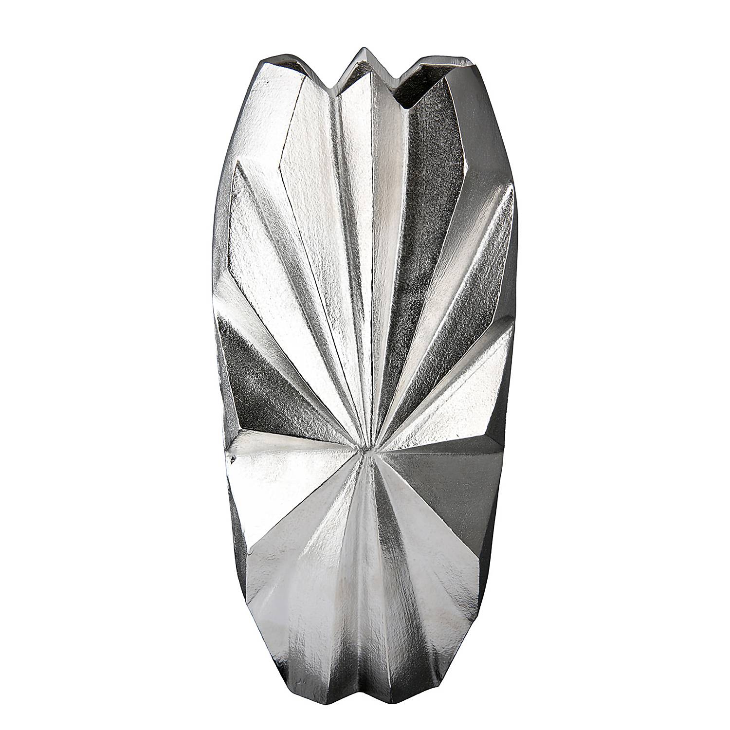 Vase Rayons Typ B Aluminium Silber