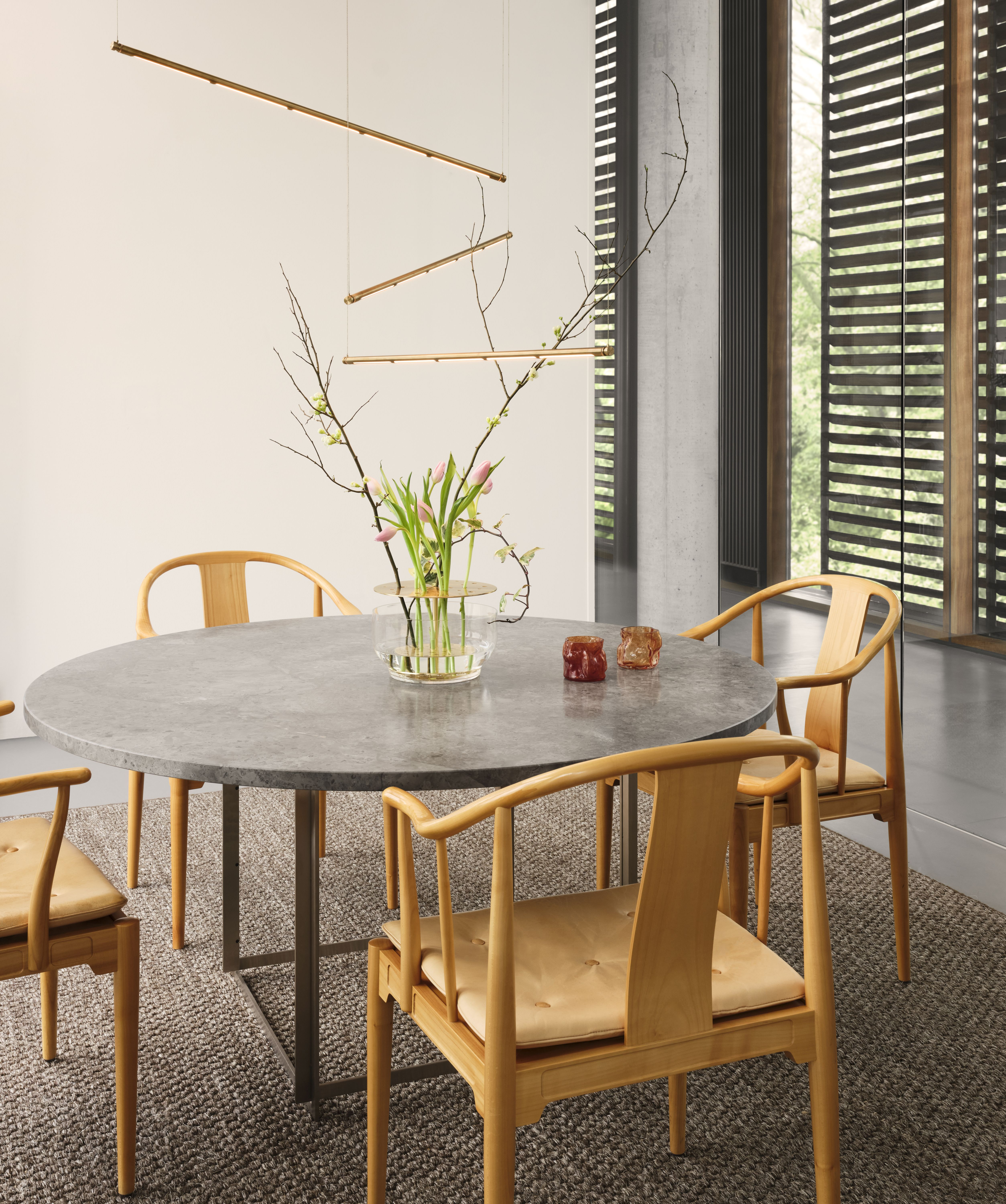 Oneline Hängeleuchte Messing Bronze