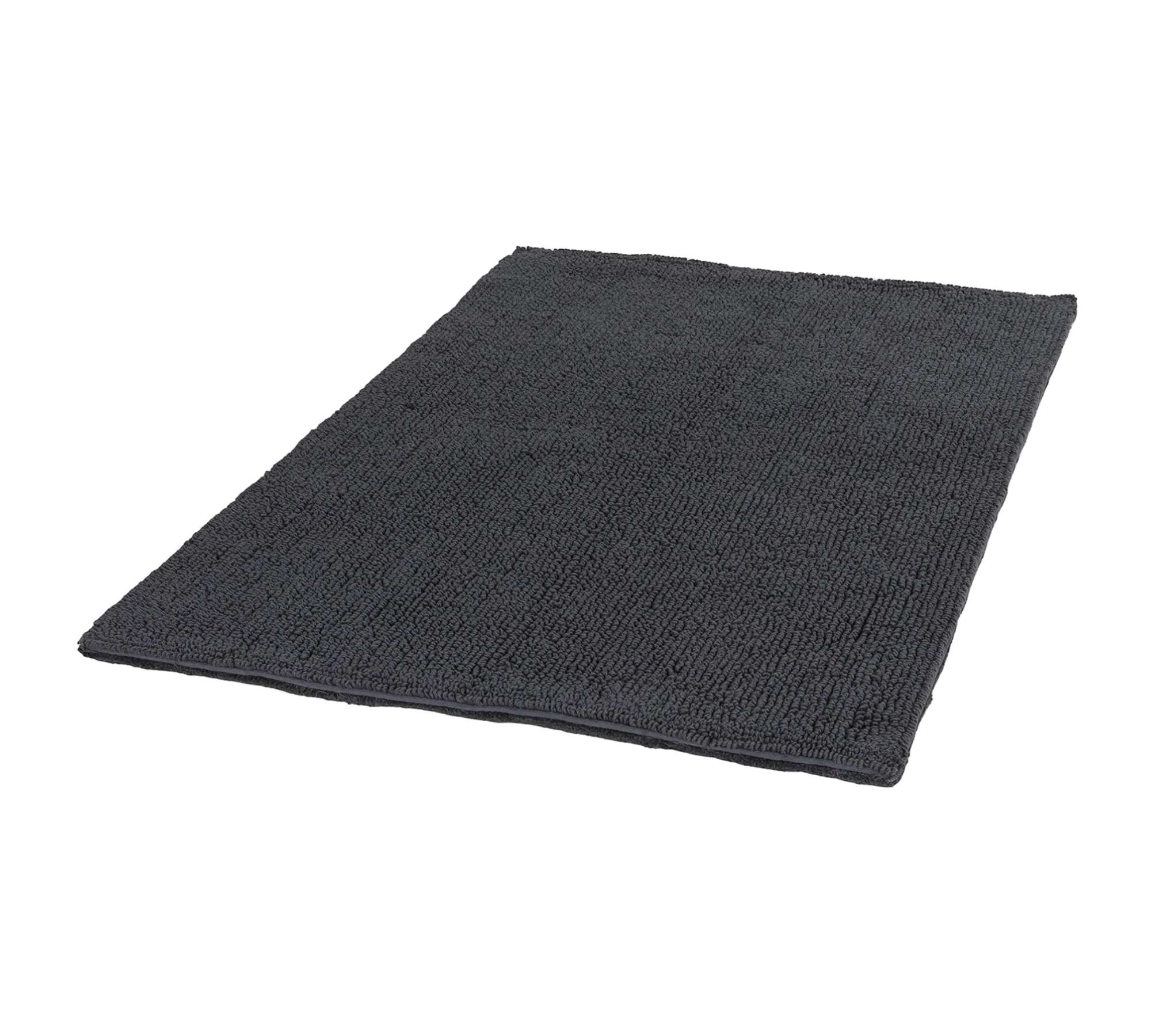 Hochflor Badematte Anthrazit