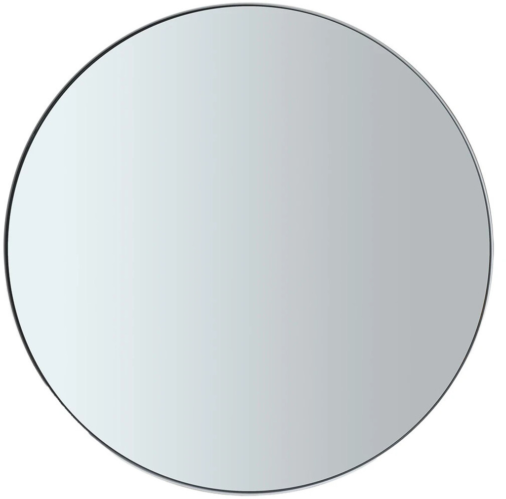 Rim Wall Mirror White Glass Smoked Ø50cm 66162