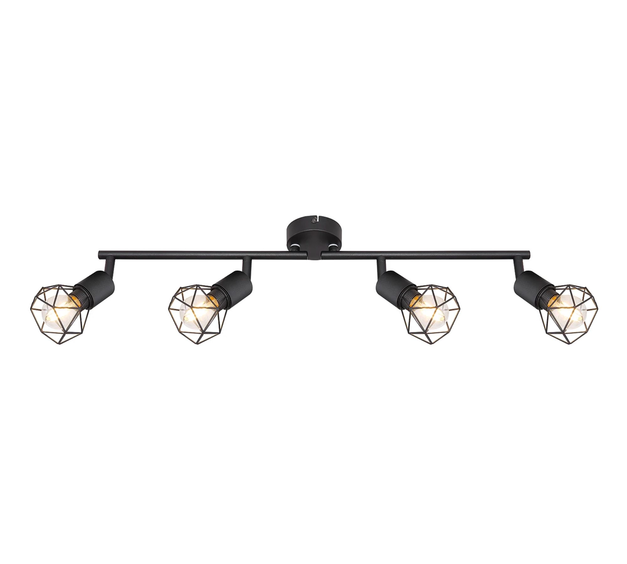 Ceiling light Xara III iron 4-light