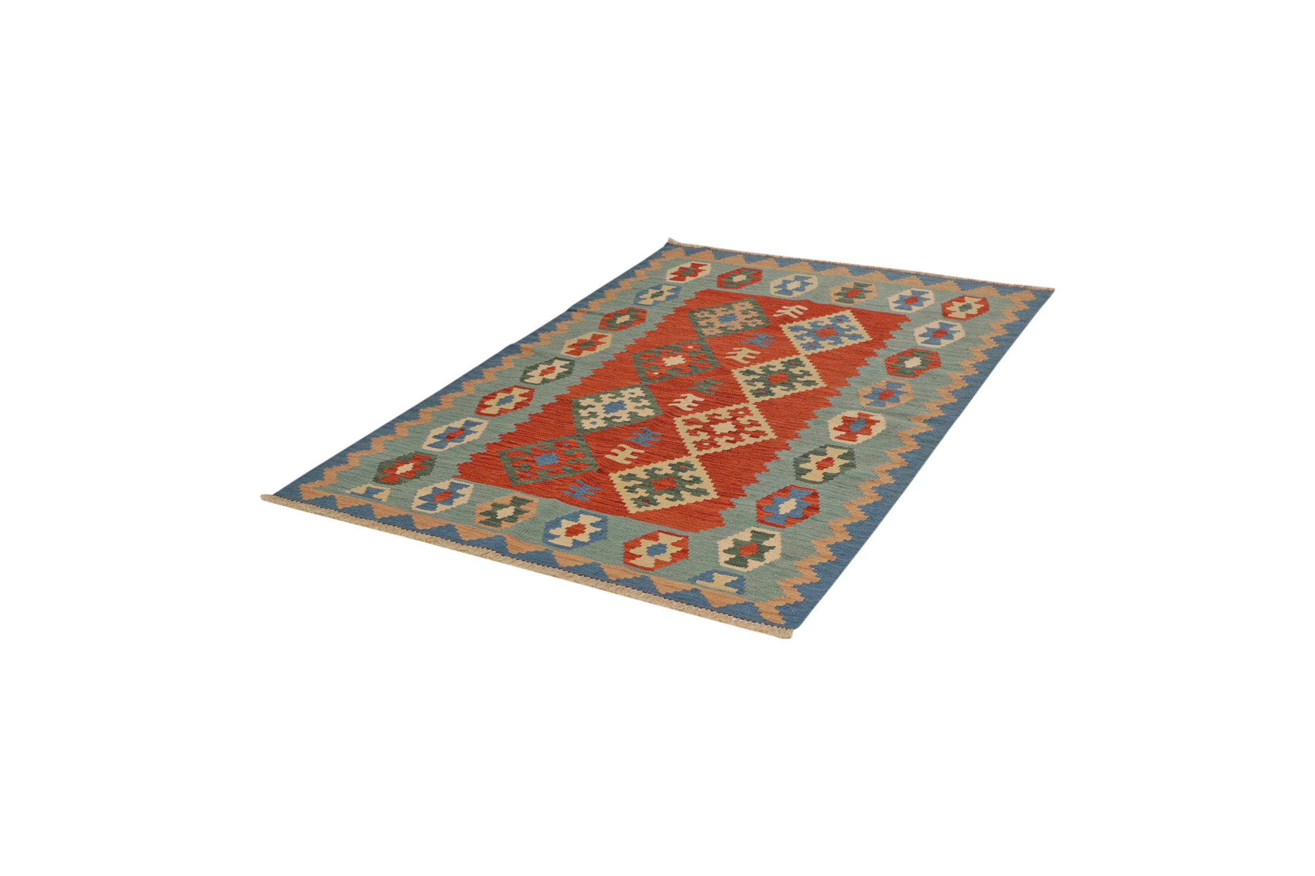 Kelim Gashgai Rug Wool Multicolored