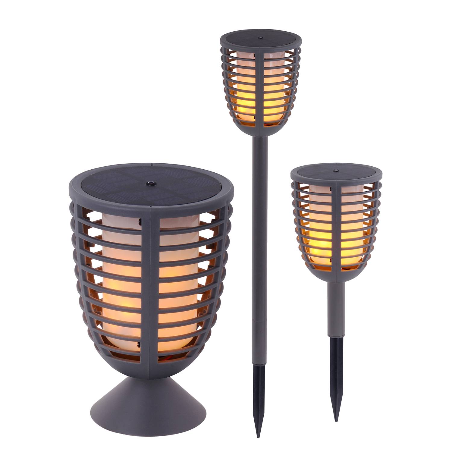 LED-Erdspieß Fackel II Acrylglas 1-flammig