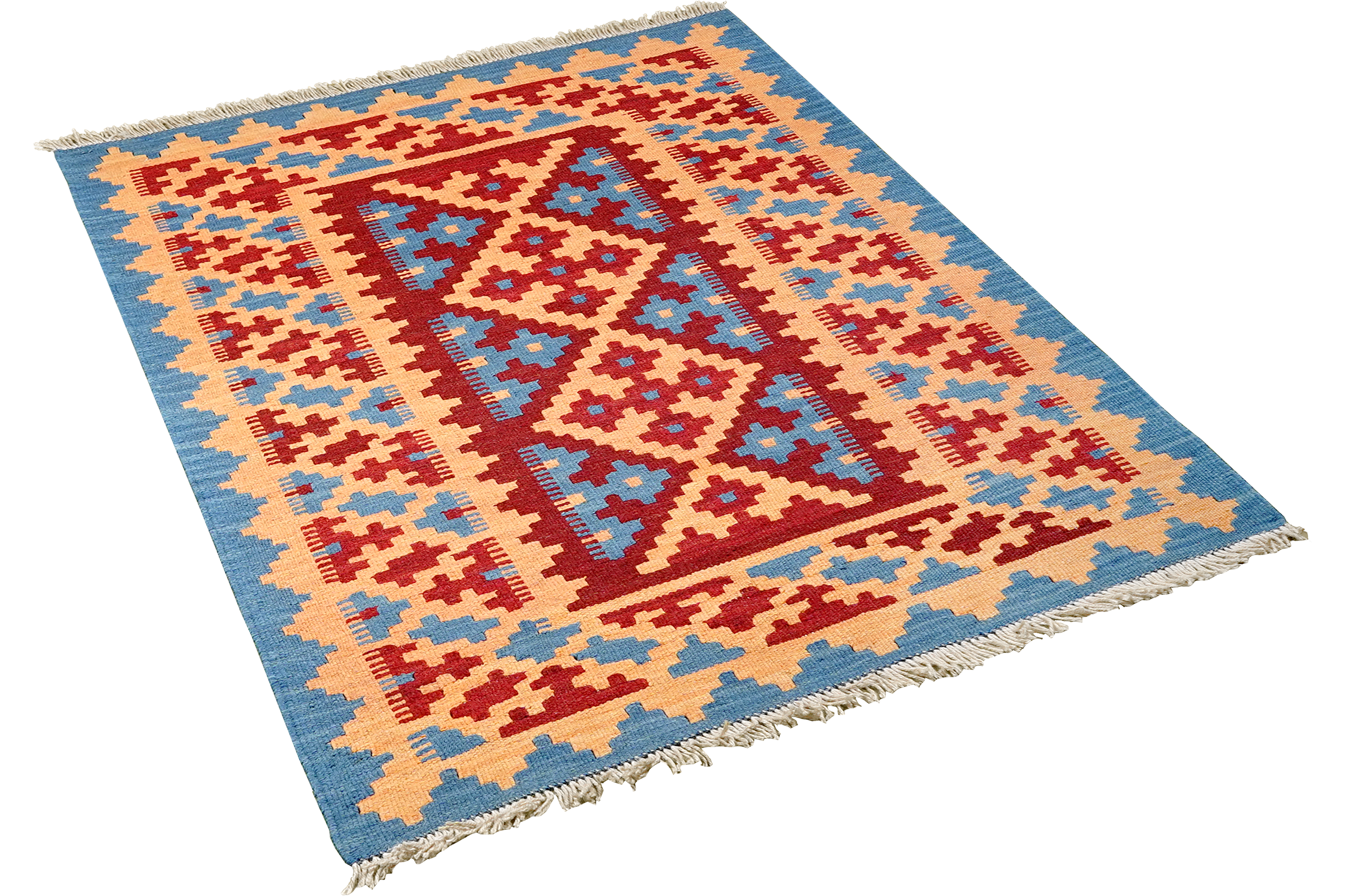 Kilim Gashgai Teppich Mehrfarbig