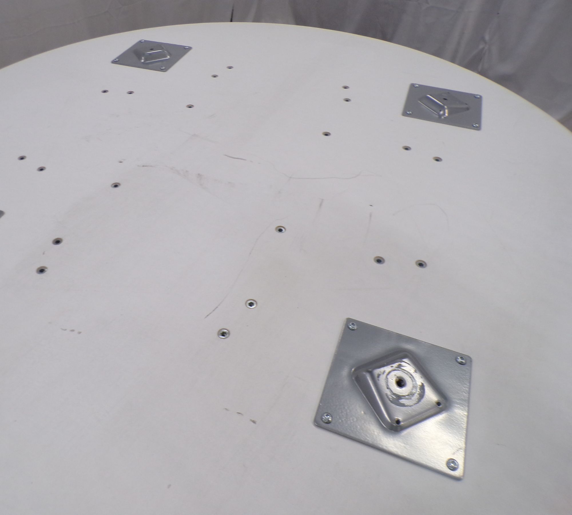 Allie Esstisch Oak Soap Weiß Ø 120cm