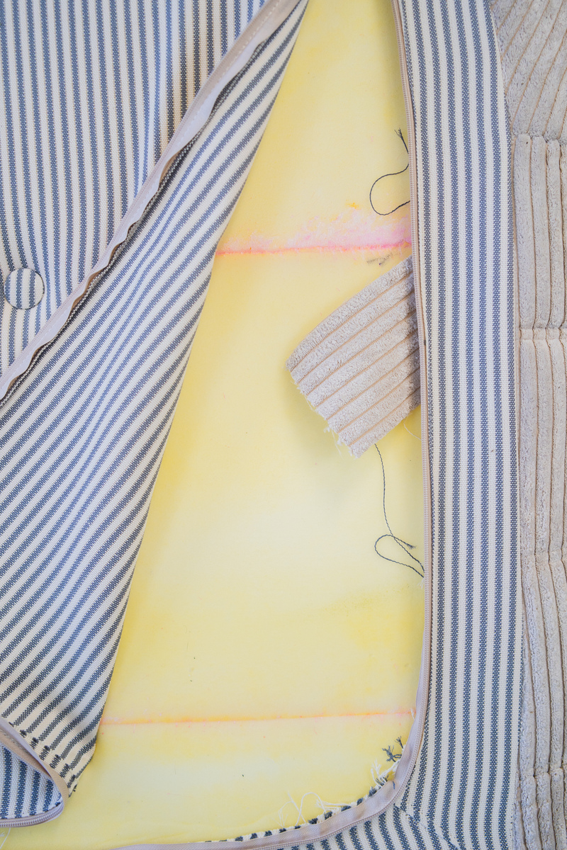 Togo Sofa 3-seater Cord Beige