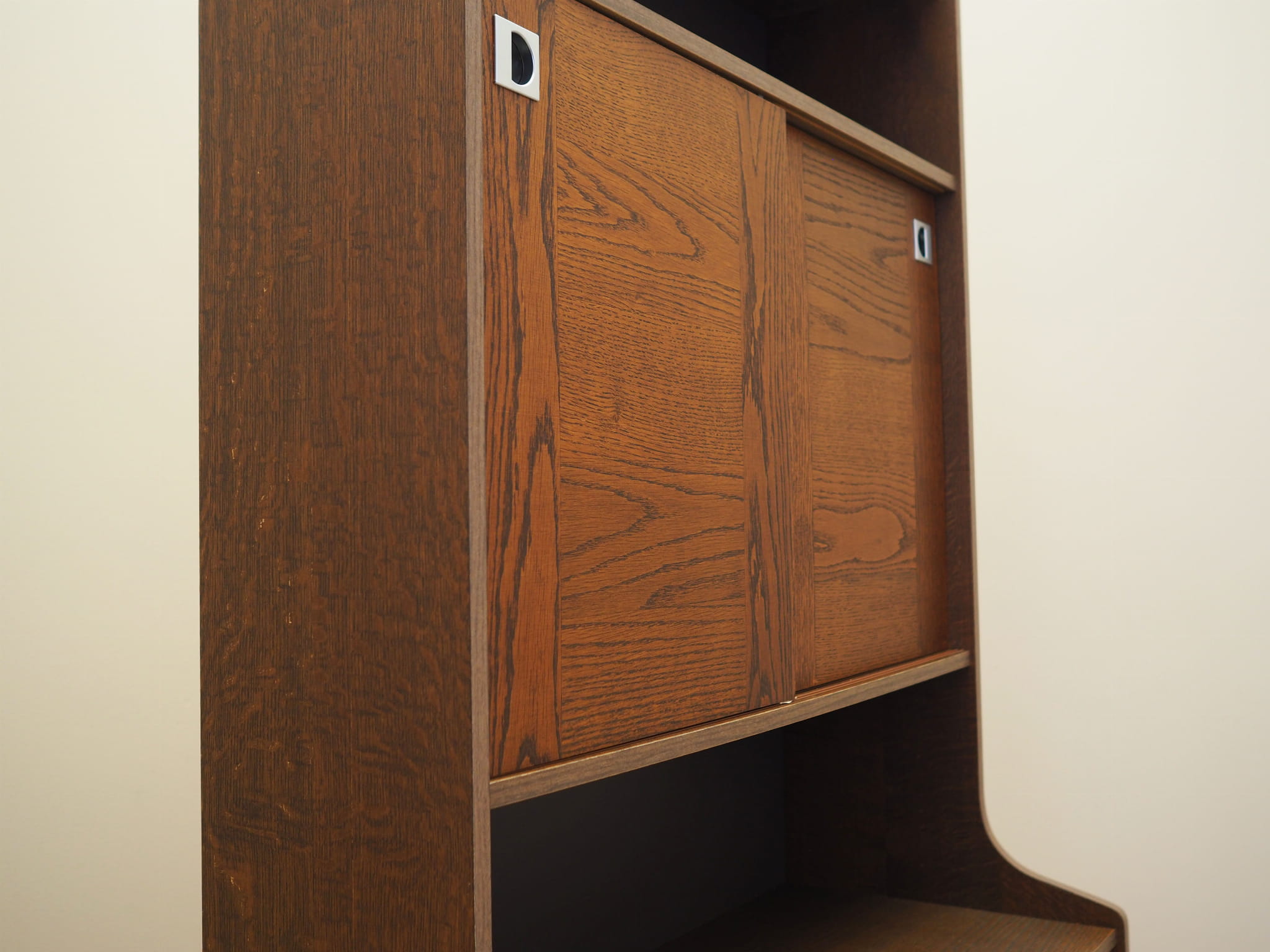 Bookshelf Wood Brown 1970s