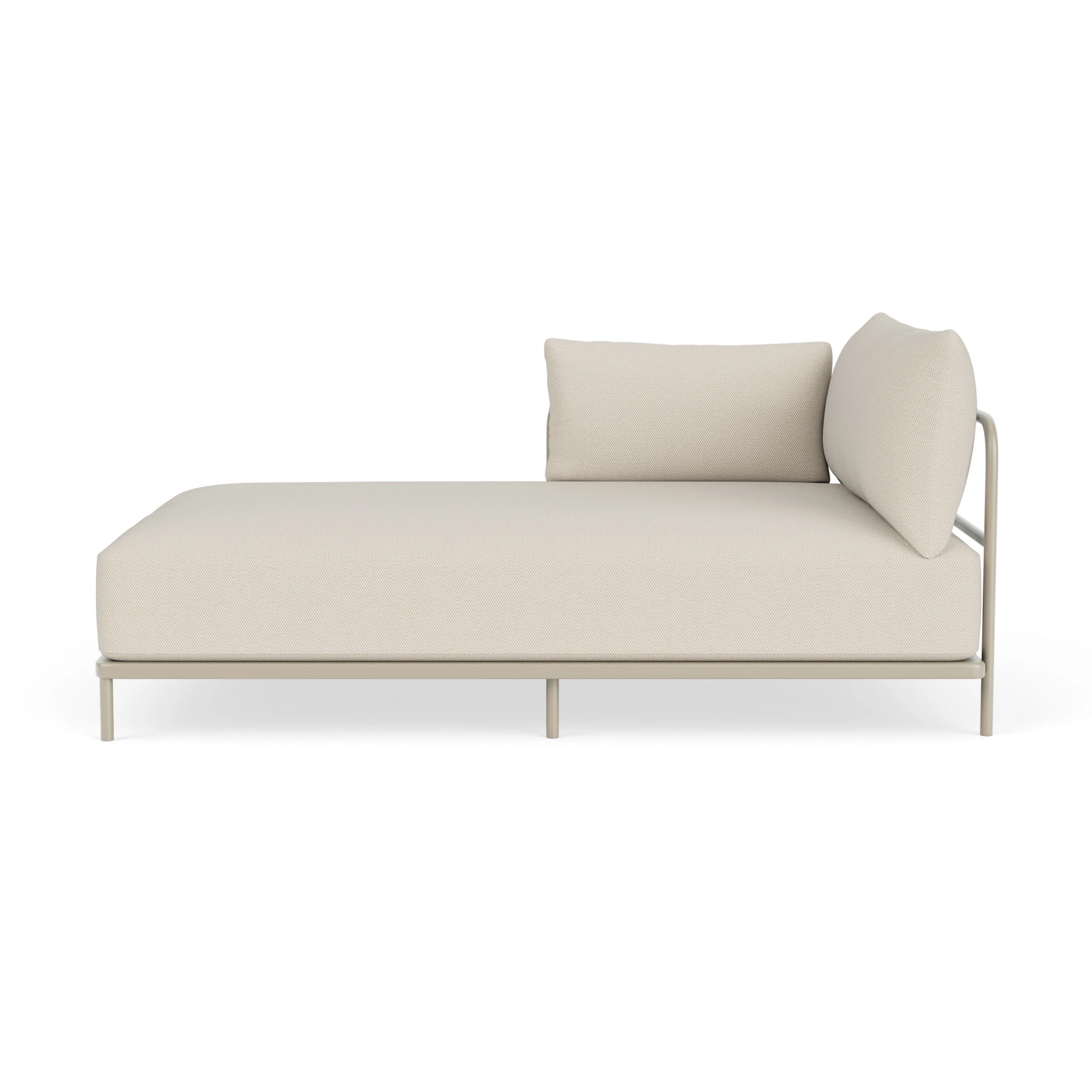 Vincent Outdoor Chaiselongue Modul Links Sandshell
