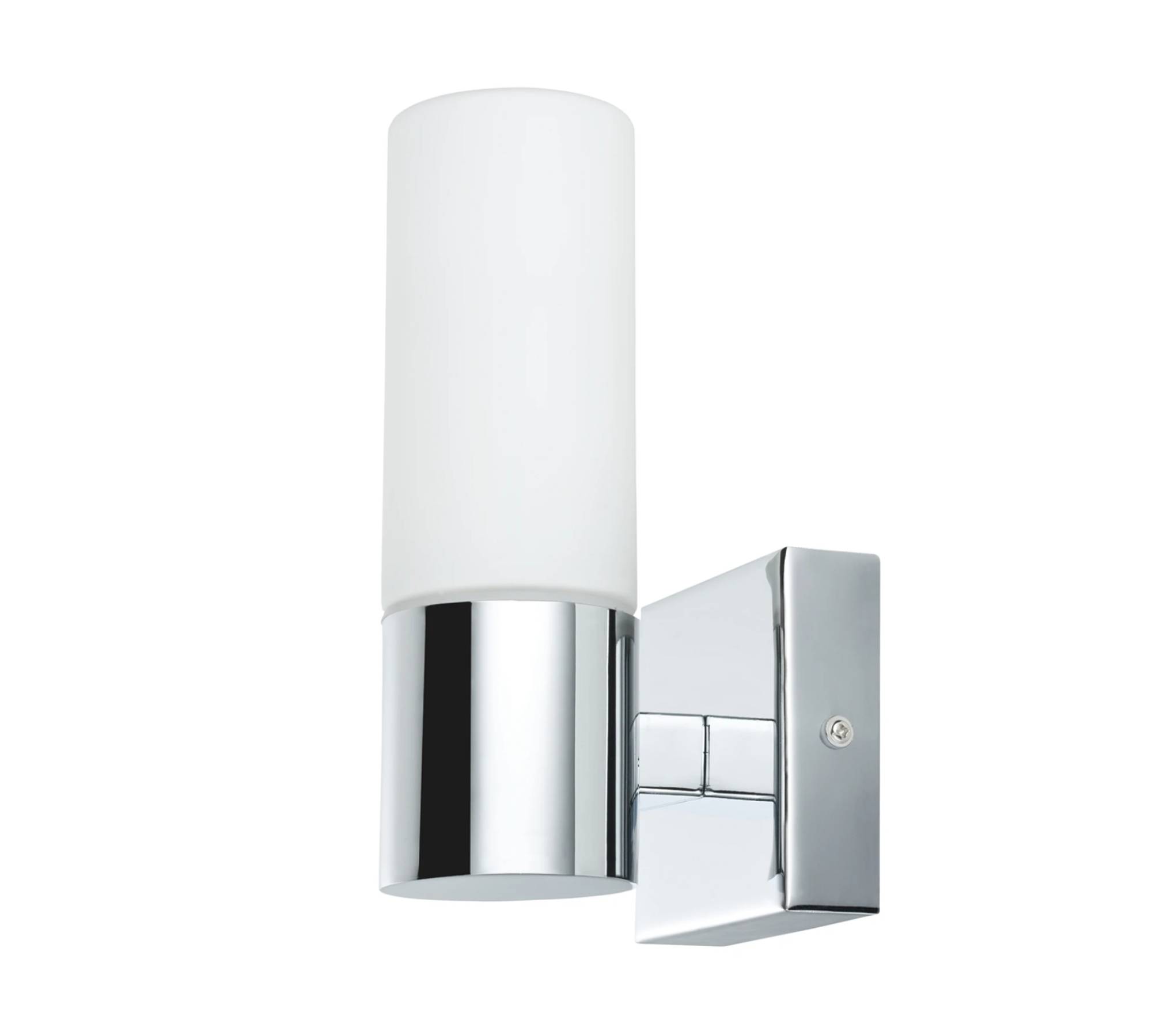 Bathroom light Gemini clear glass / chrome 1-lamp