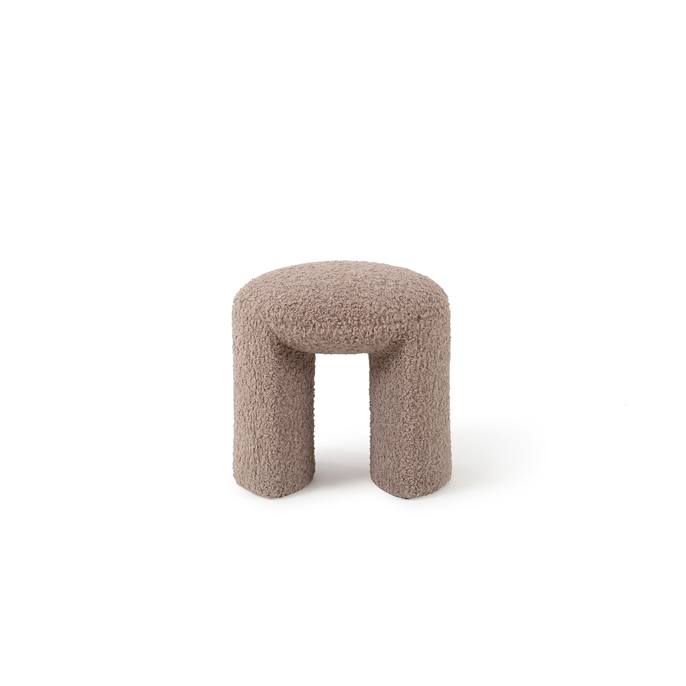 Nachii Hocker Plush Mud 