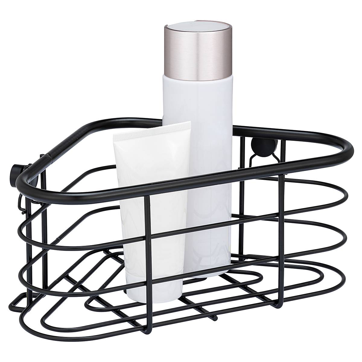 Corner shelf Trestina Stainless steel Black