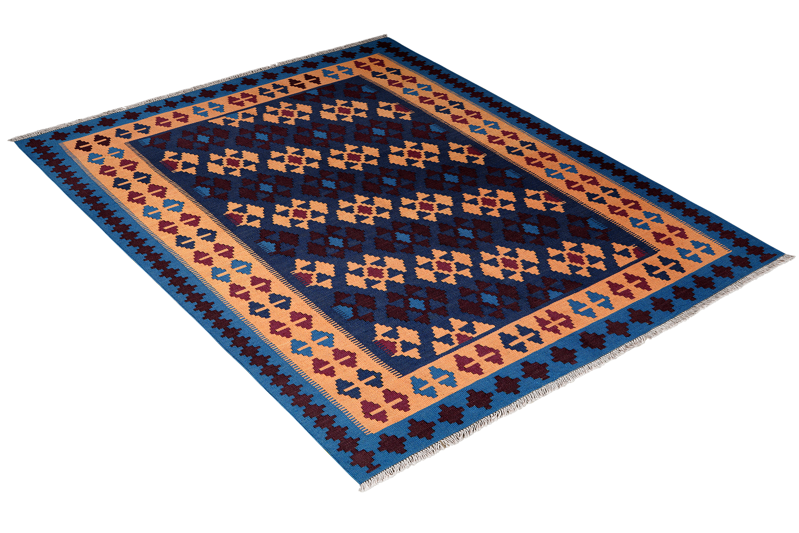 Kelim Gashgai Wool Multicolored