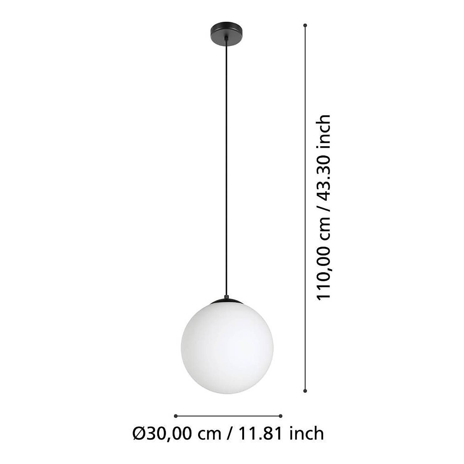 Pendant lamp Rondo 3 White