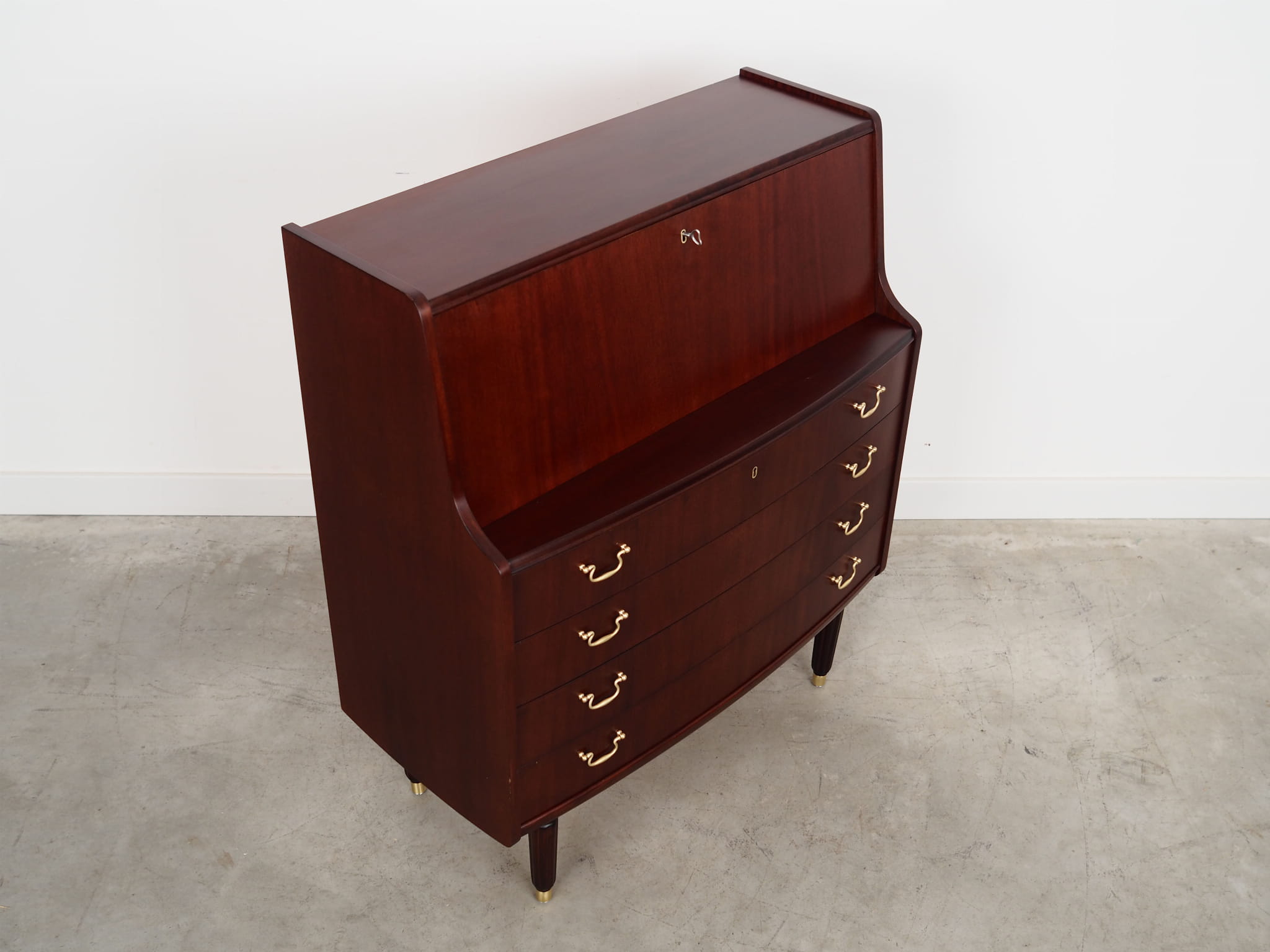 Secretaire in mogano anni '70