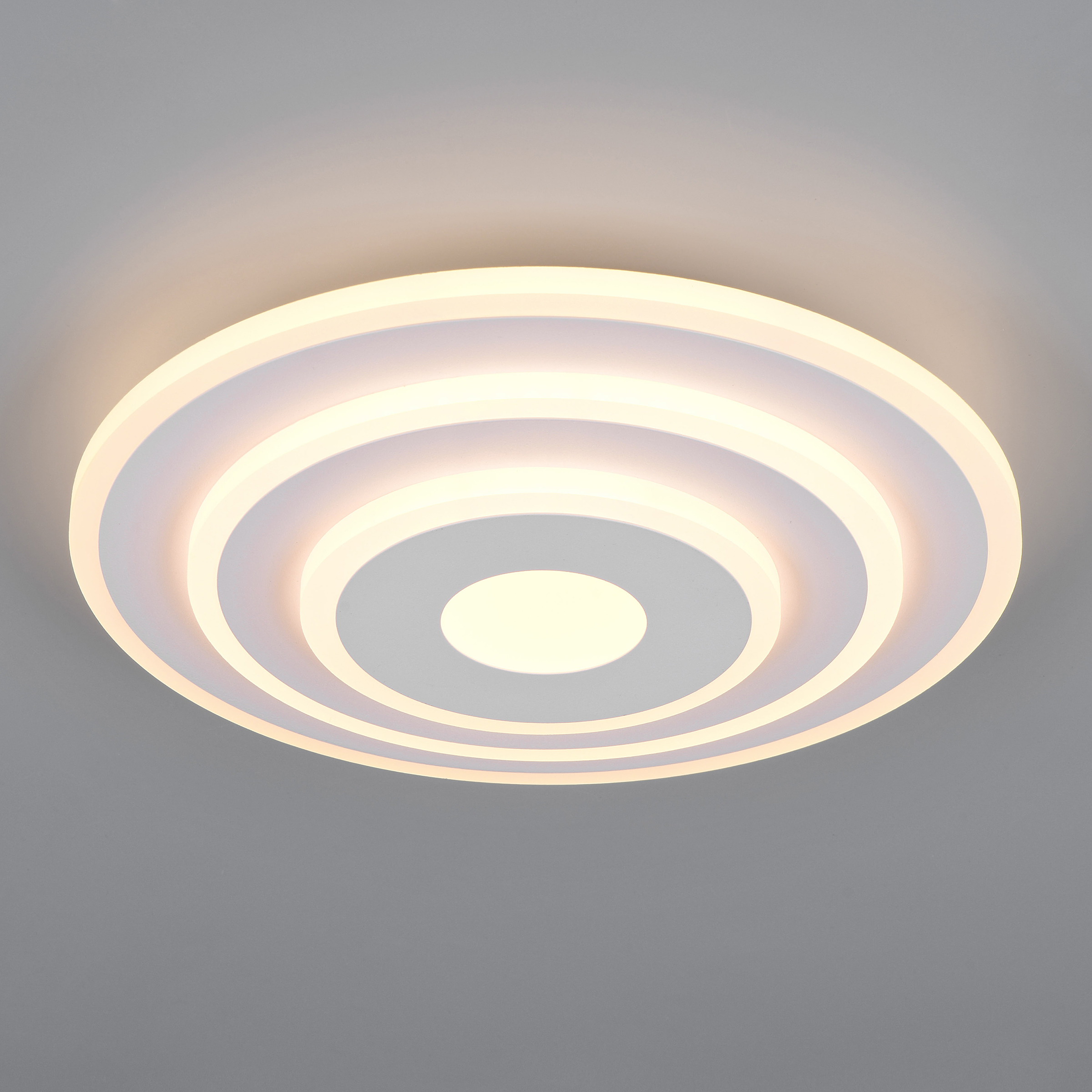 Goya LED ceiling light 1-bulb acrylic glass iron