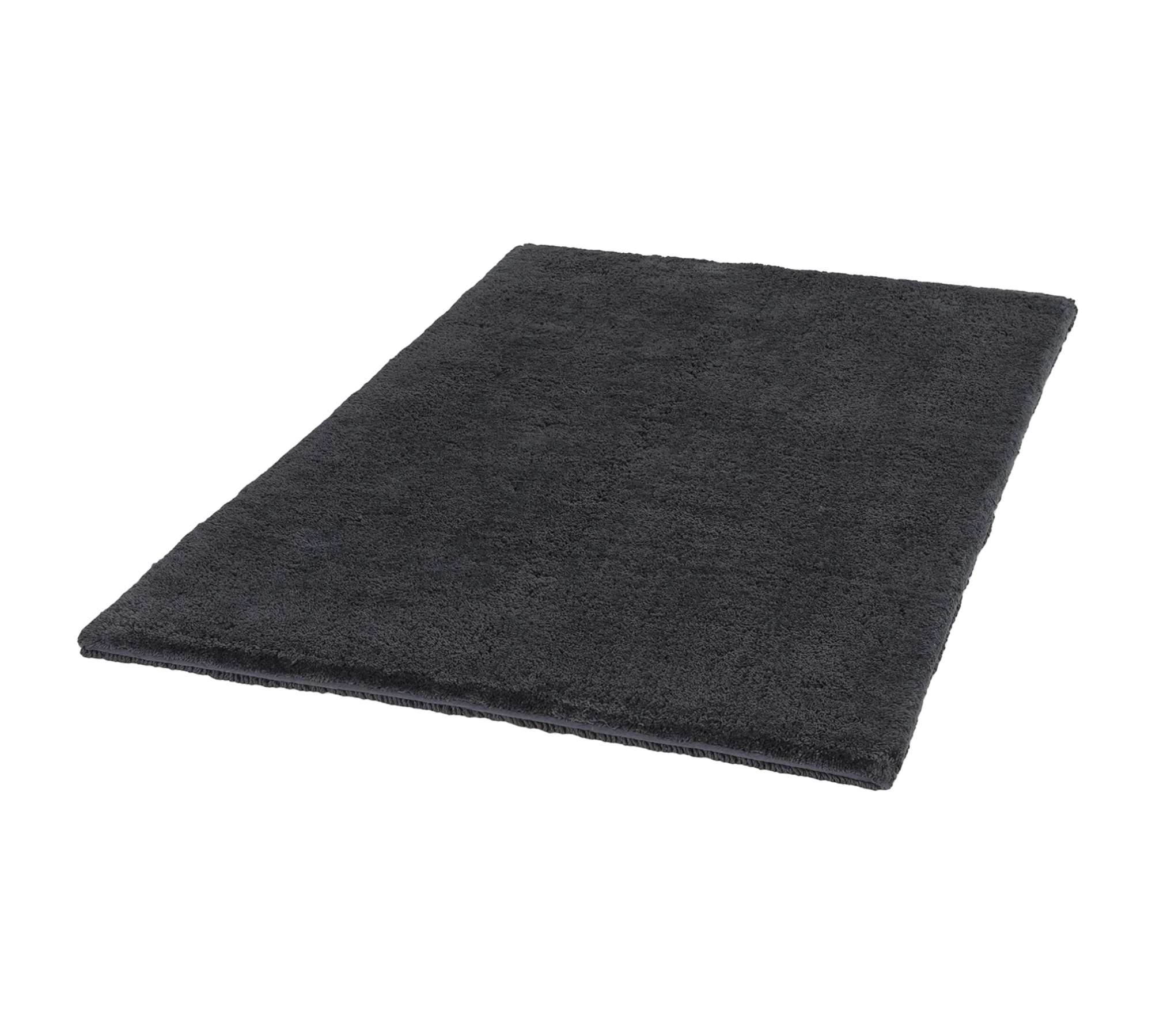 Hochflor Badematte Anthrazit