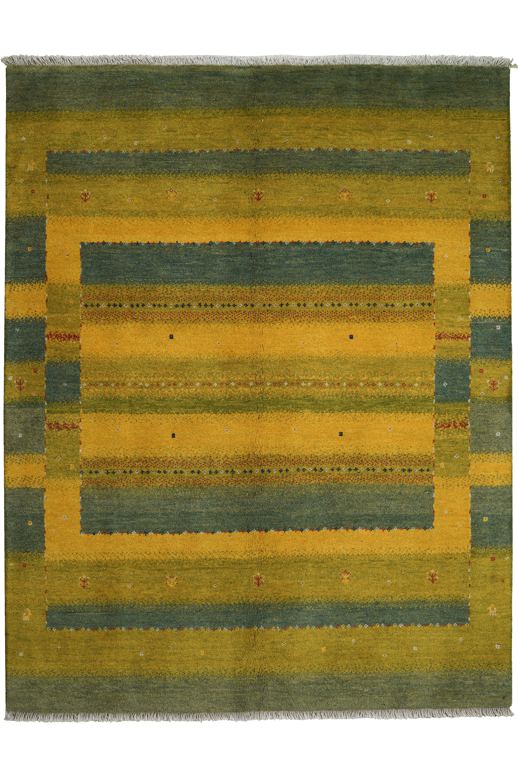 Rizbaf Gabbeh Rug Wool Multicolored