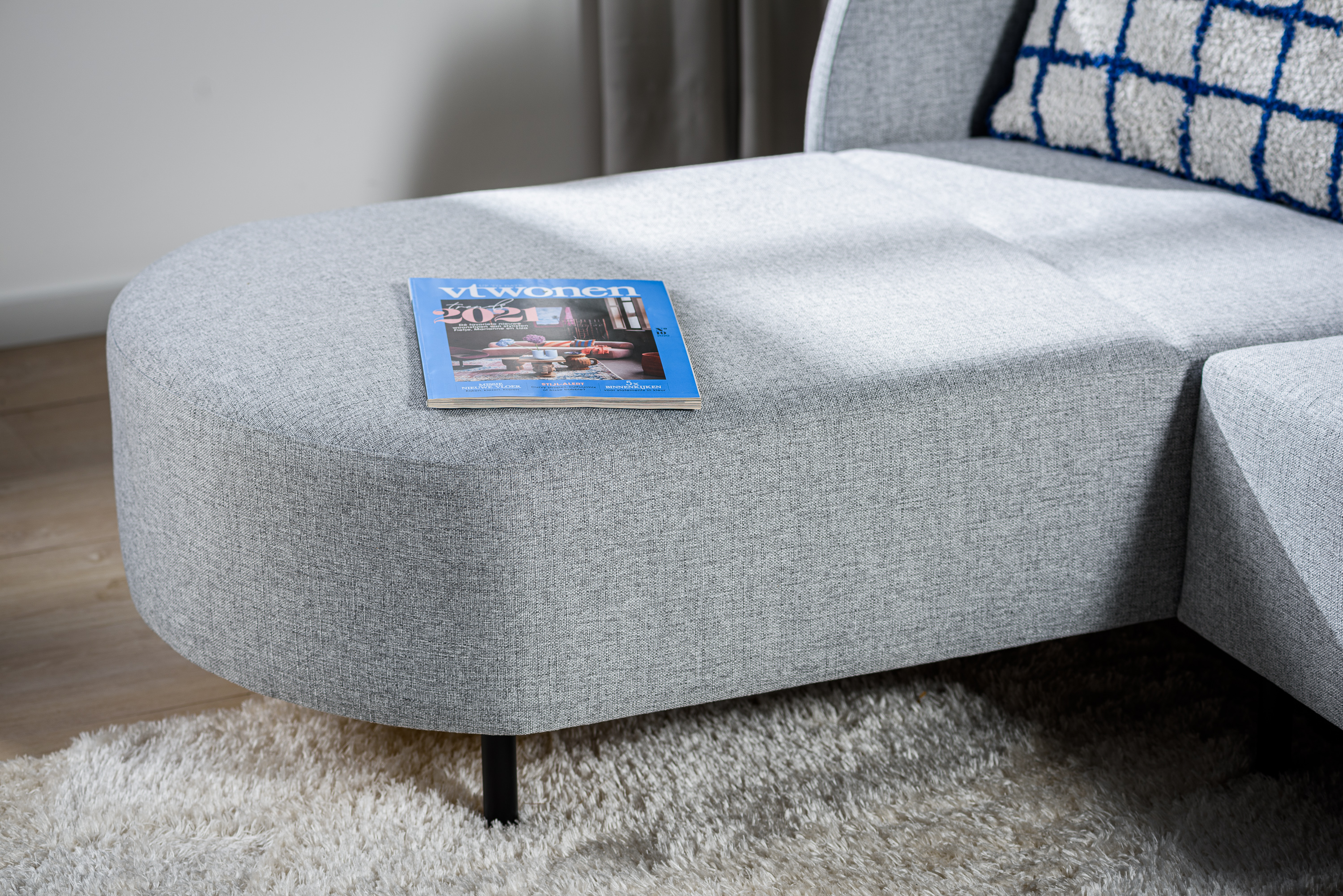Sofa 3-Seater Chaise Longue Left Right Urban U311 Grey