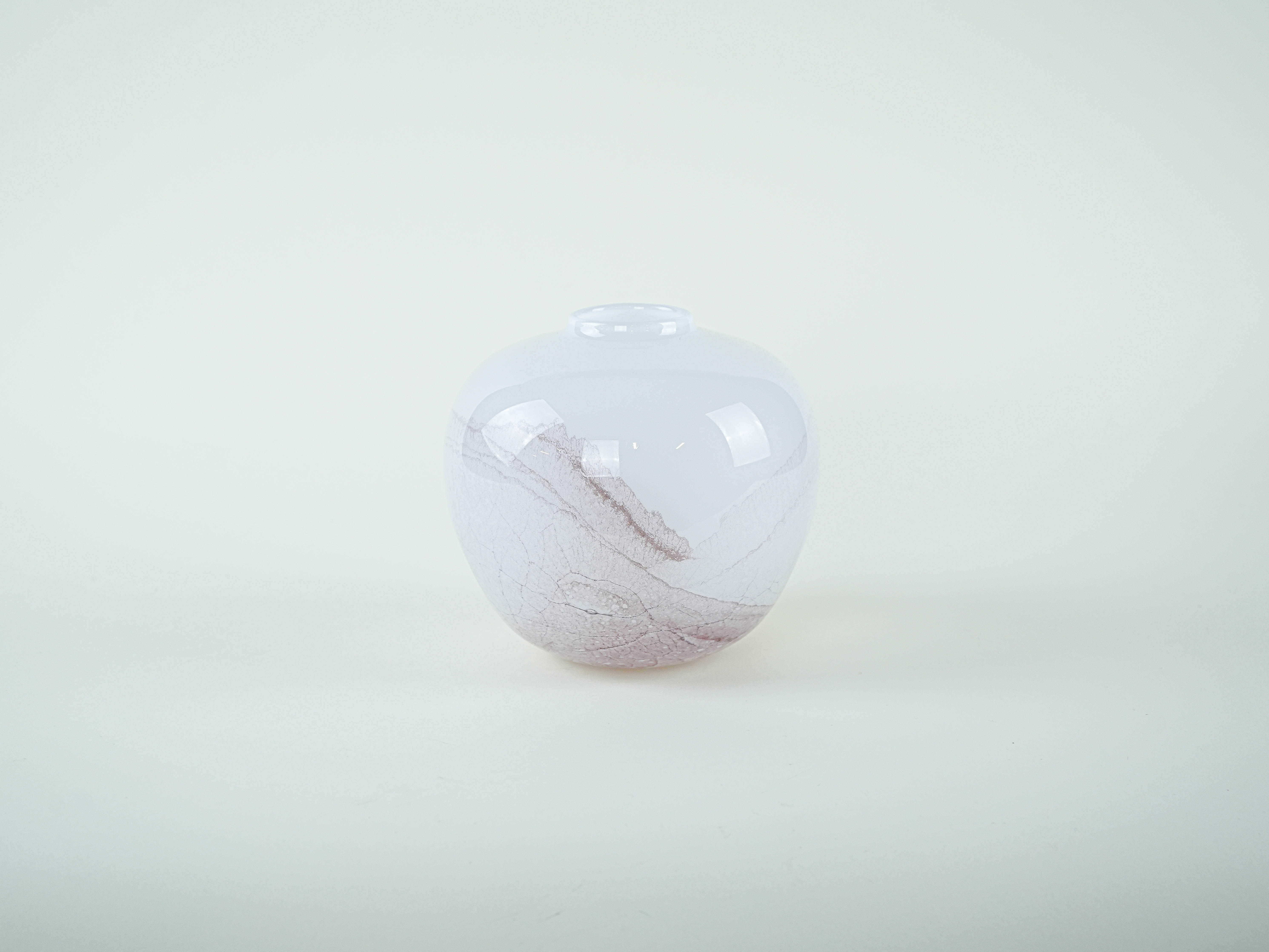 Glass vase 1970s