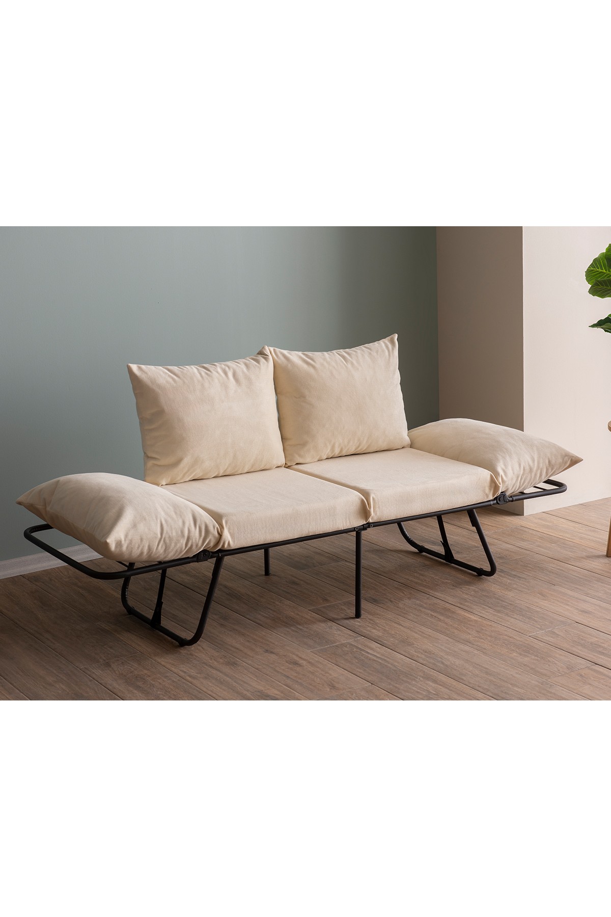 Viper Sofa 2-Sitzer helles Creme