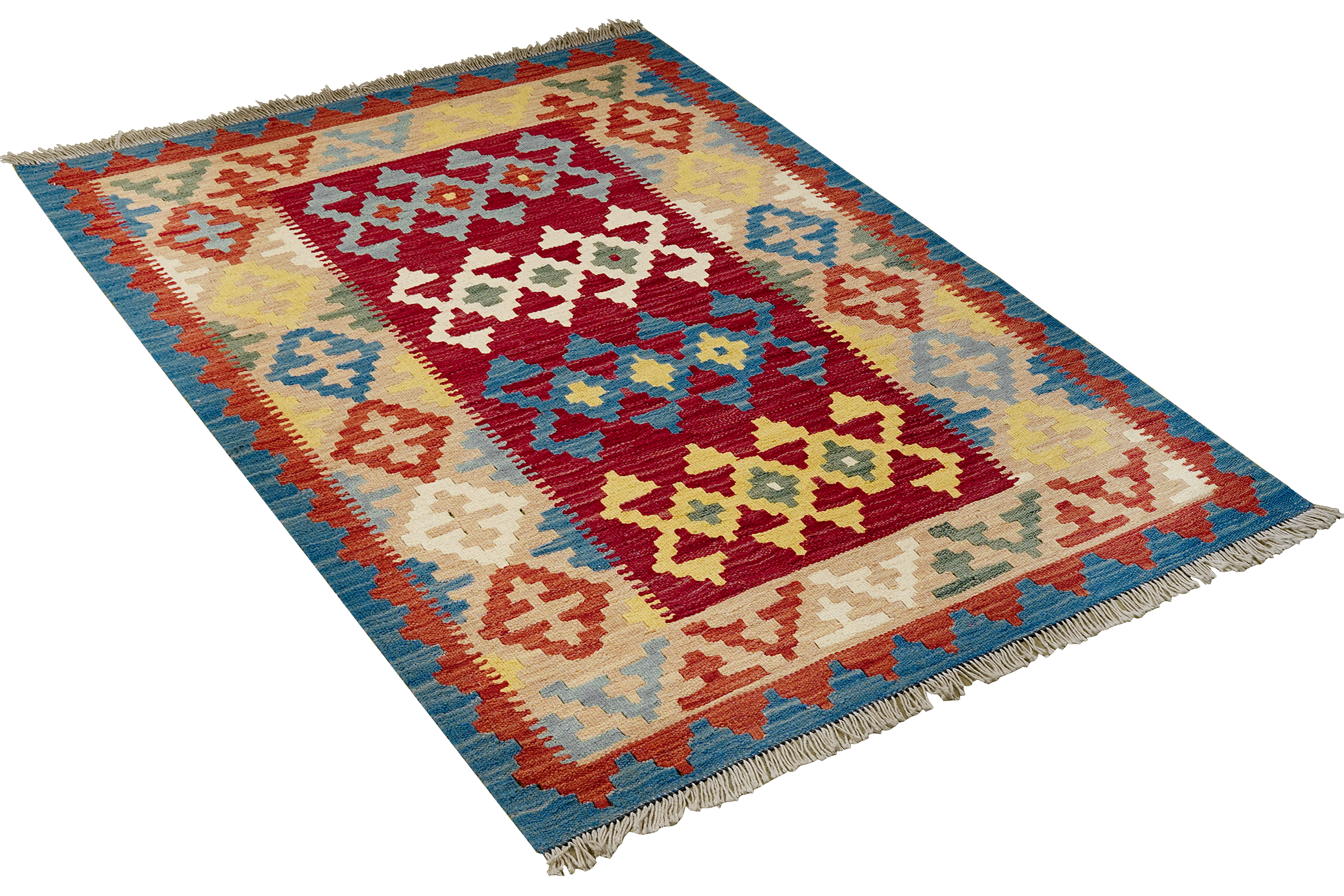 Kilim Gashgai Teppich Mehrfarbig