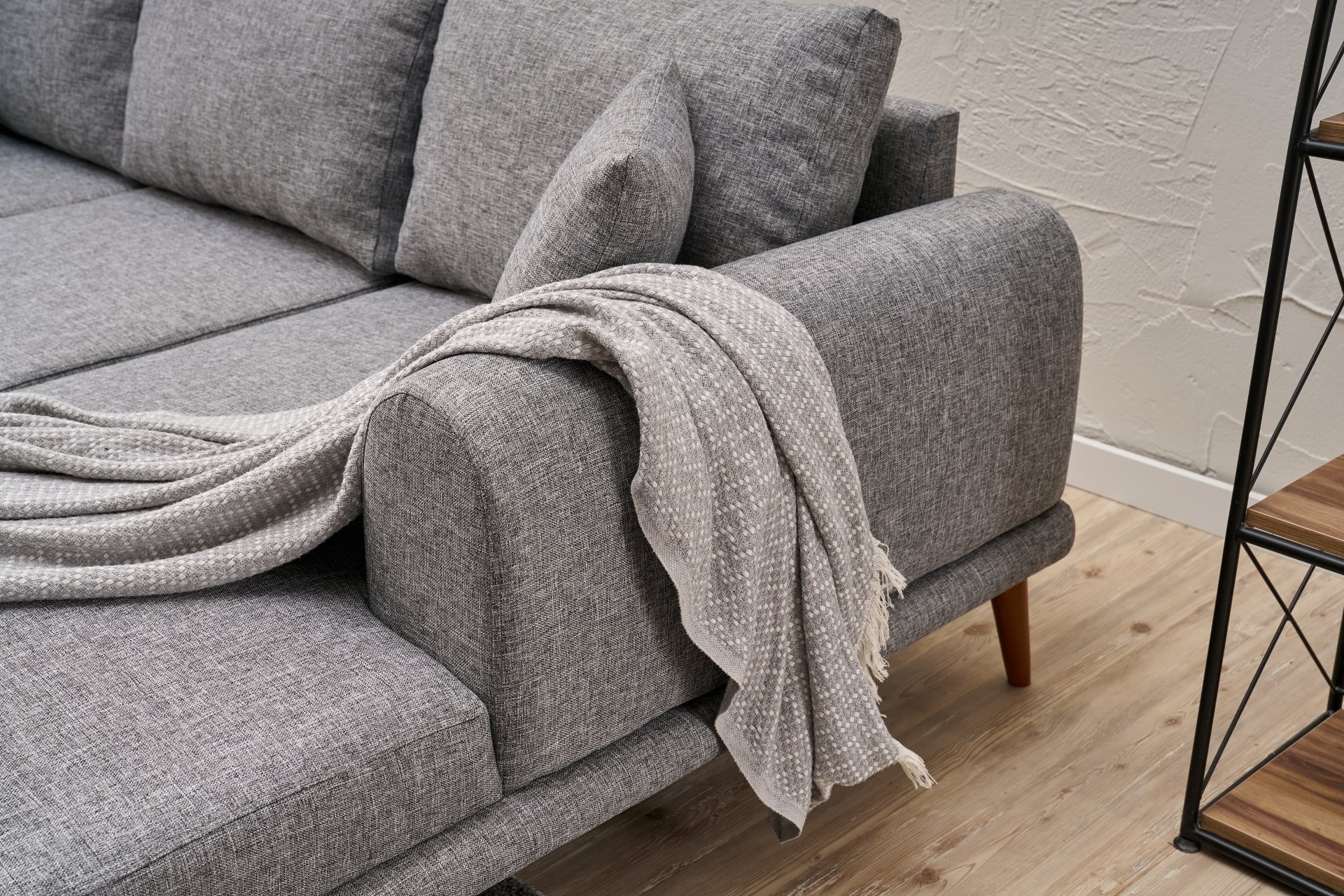 Seren Sofa Récamiere Rechts Grau