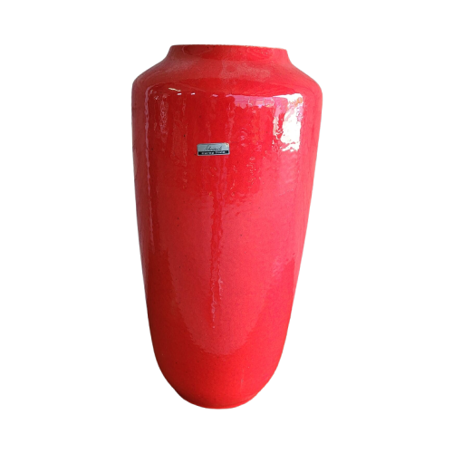 Vintage Europ Linie 517 - 45 Vase Keramik Rot