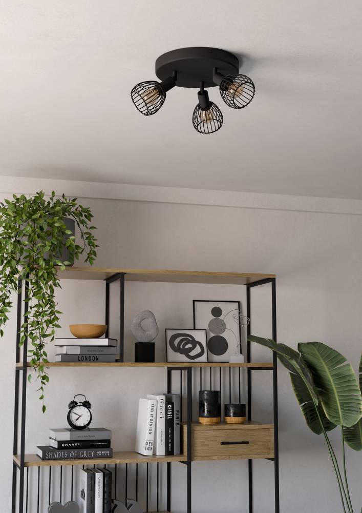 Sonnino Deckenleuchte 3-flammig Stahl