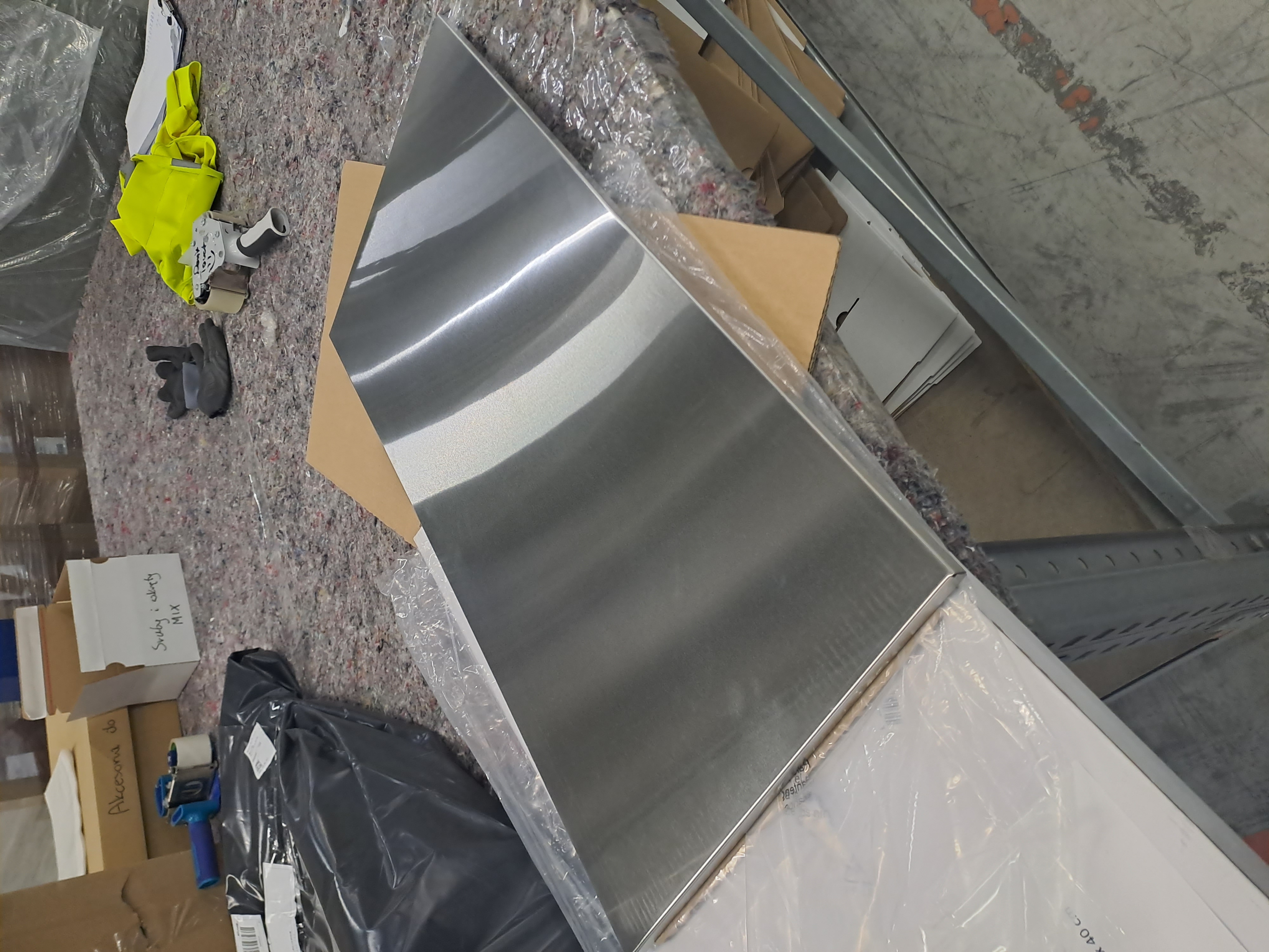 Muro Magnettafel Edelstahl Matt 80 x 40 cm