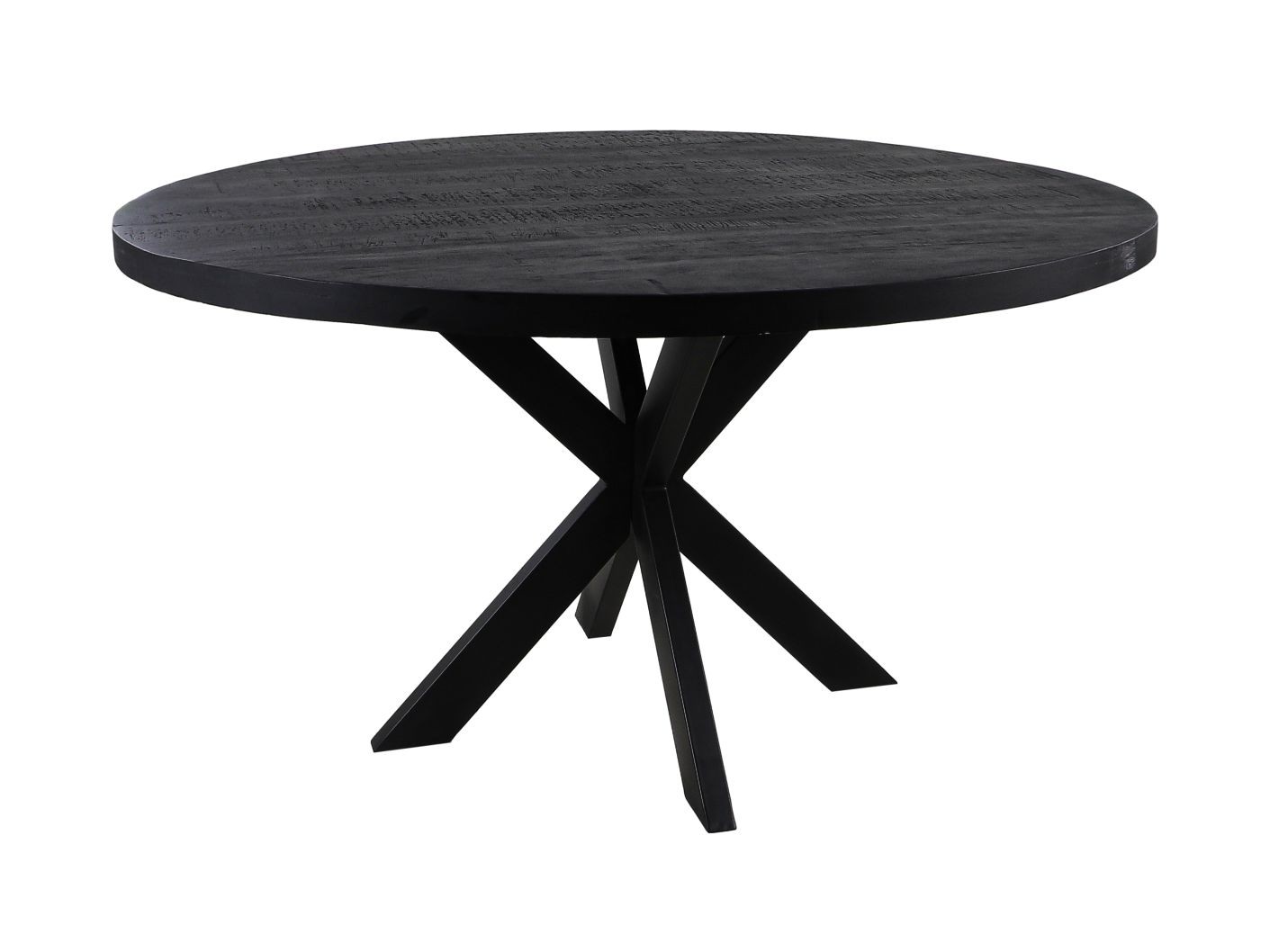 Melbourne Runder Esstisch Mangoholz Metall ø130cm