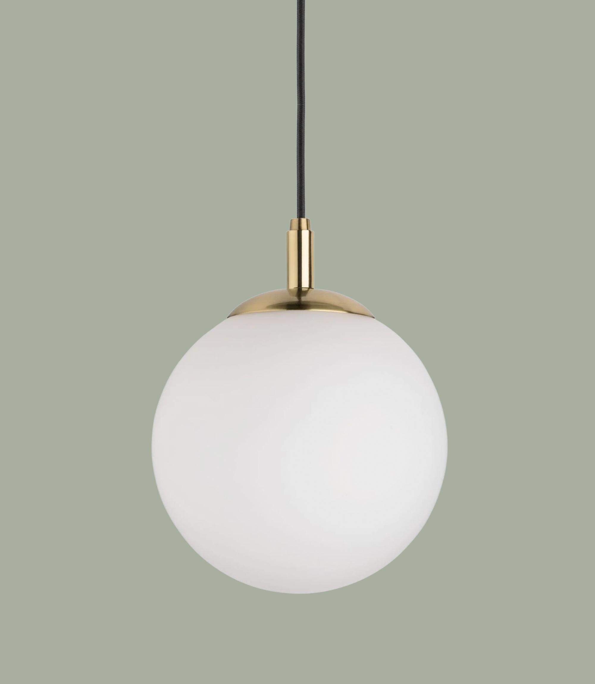 1-flammige Pendelleuchte Messing